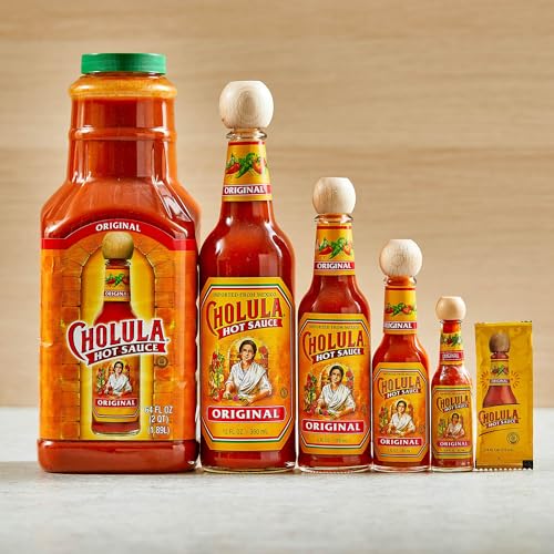 Cholula Original Hot Sauce Packets, 200 count - One 200 Count Individual Hot Sauce Packets with Mexican Peppers and Signature Spice Blend, Perfect Single-Serve Size for Delivery and Takeout