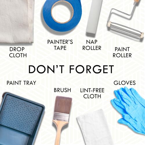 Rust-Oleum 206540 Chalkboard Brush-On Paint, 30 oz, Black