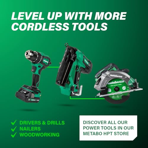 Metabo HPT Brad Nailer, Pro-Preferred Lightweight Pneumatic Power Nailer for Precision Trim Work and Furniture Building, Adjustable Depth, 18 Gauge, 5/8" up to 2" Brad Nails, NT50AE2