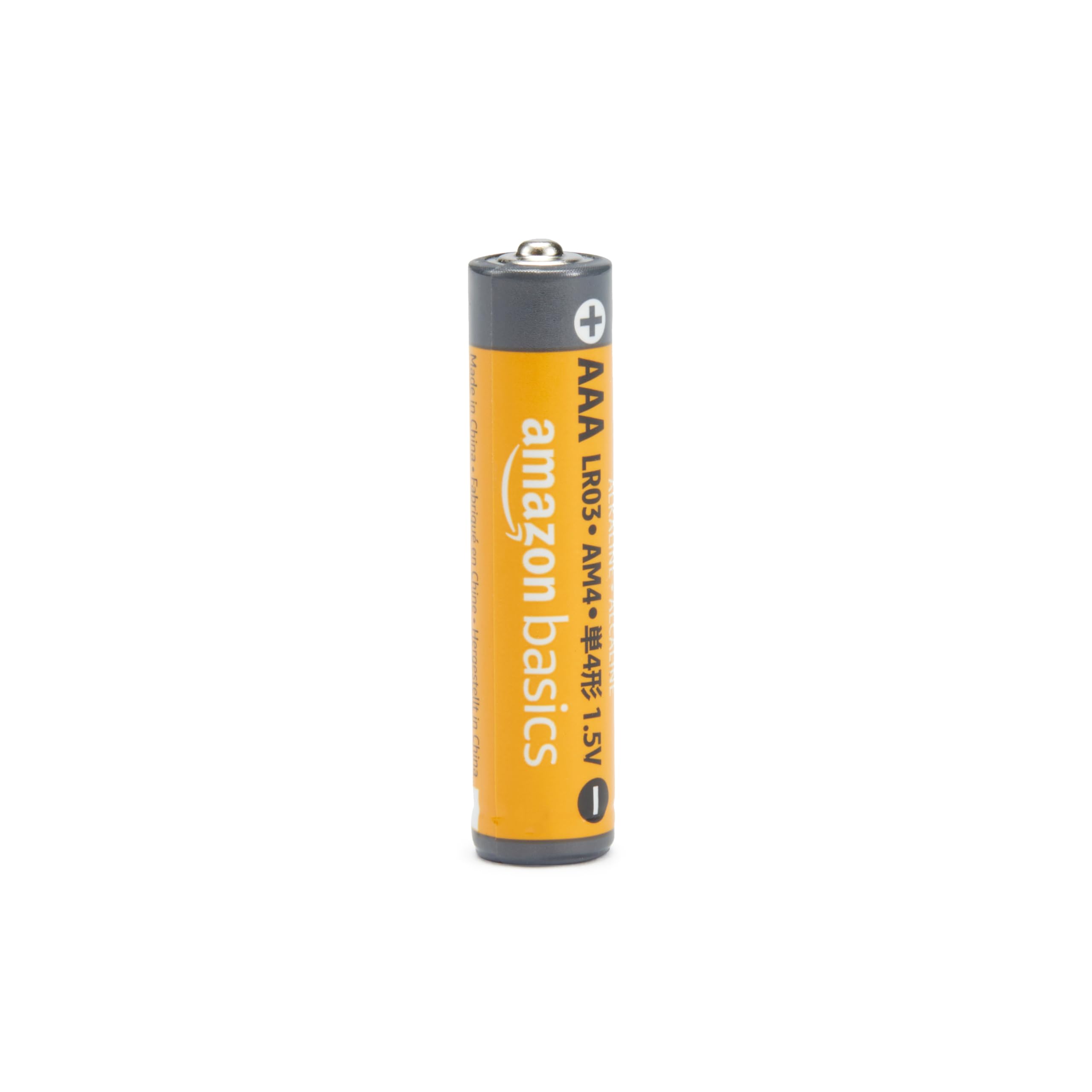Amazon Basics 24 Count AA & AAA High-Performance Alkaline Batteries Value Pack - 12 Double AA Batteries and 12 Triple AAA Batteries