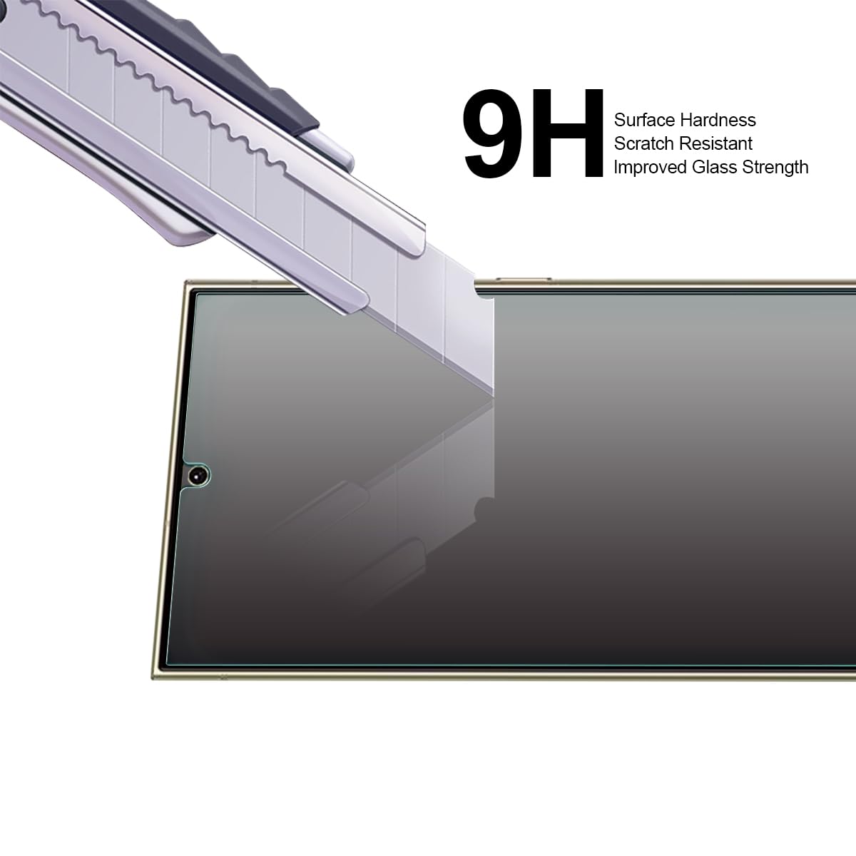 Supershieldz (3 Pack) Designed for Samsung (Galaxy S24 Ultra) Tempered Glass Screen Protector, Anti Scratch, Bubble Free