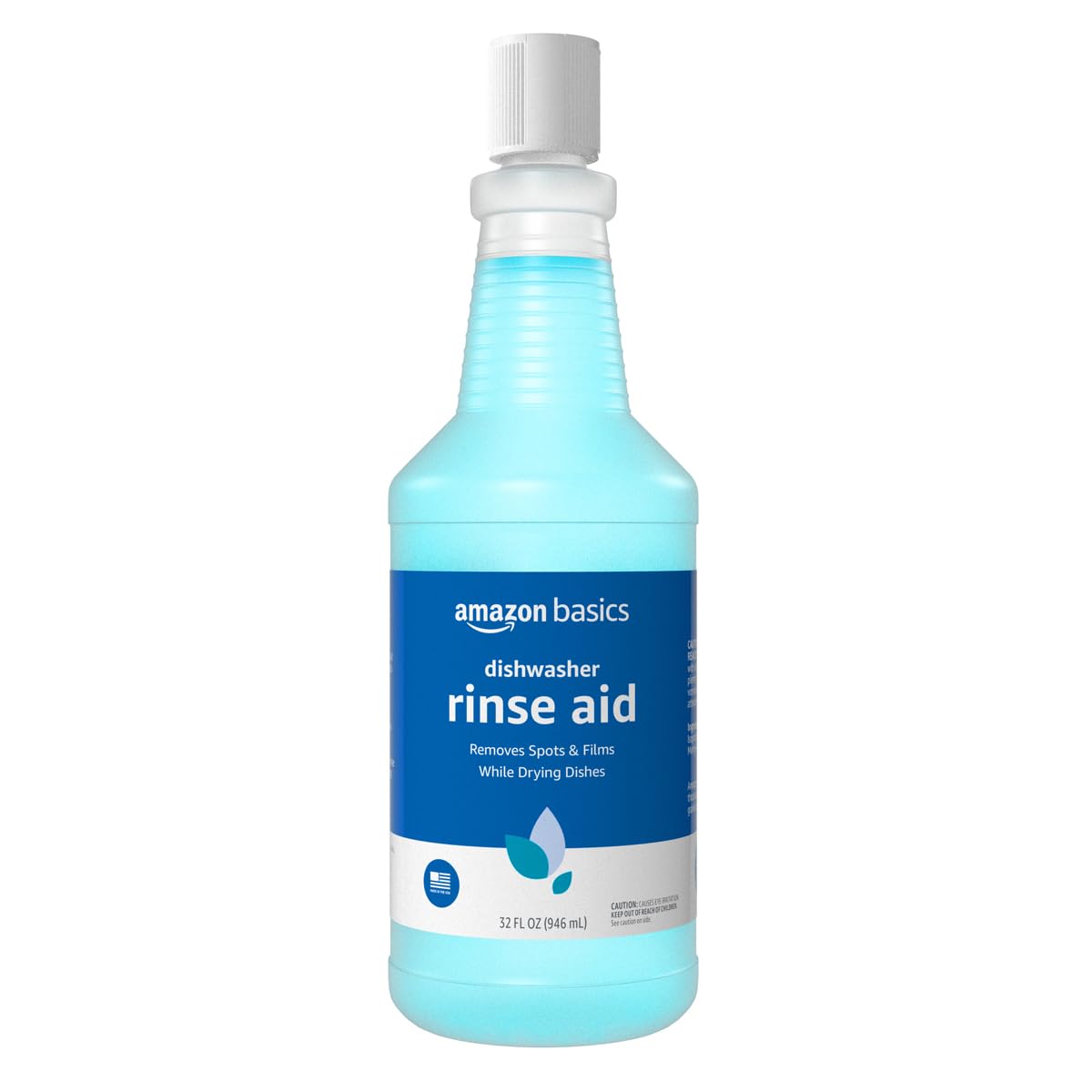 Basics Dishwasher Rinse Aid Liquid, 32 Fl Oz, Pack of 1