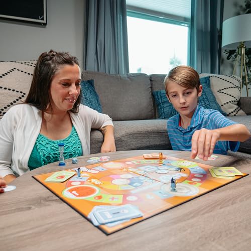 Bluey Scavenger Hunt Board Game, Cooperative Play with 4 Exclusive Mini-Figures, Learning Toys for 5+ Year Old, Fun Toy Token Collecting Game