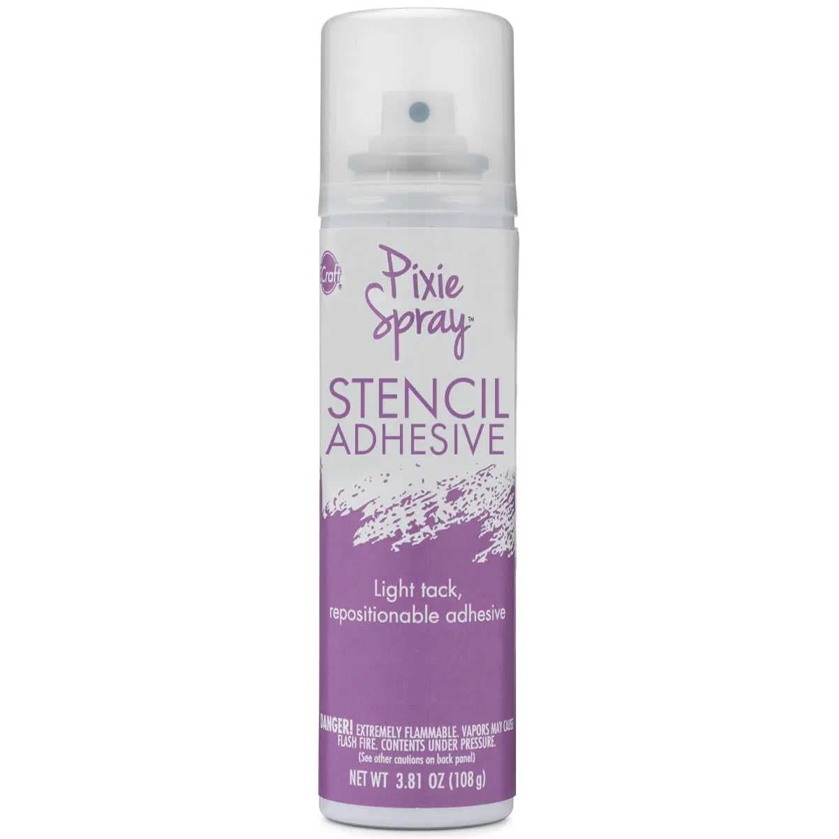 iCraft Pixie Spray Stencil Adhesive, Repositionable, Low Tack, 3.81 Ounces