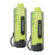 SodaRide Window Breaker Seatbelt Cutter with Flashlight,2 in 1 Car Escape Tool Key Chain,Safe Hammer Glass Breaker Under Water,2 Pack Green