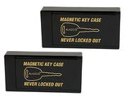 2 Hide A Key Magnetic Under Car Spare Key Holder So You Never Locked Out of Home Shed RV Boat Truck Office Storage Large ABS Case Key Hider Small Valubles Premium Magnet