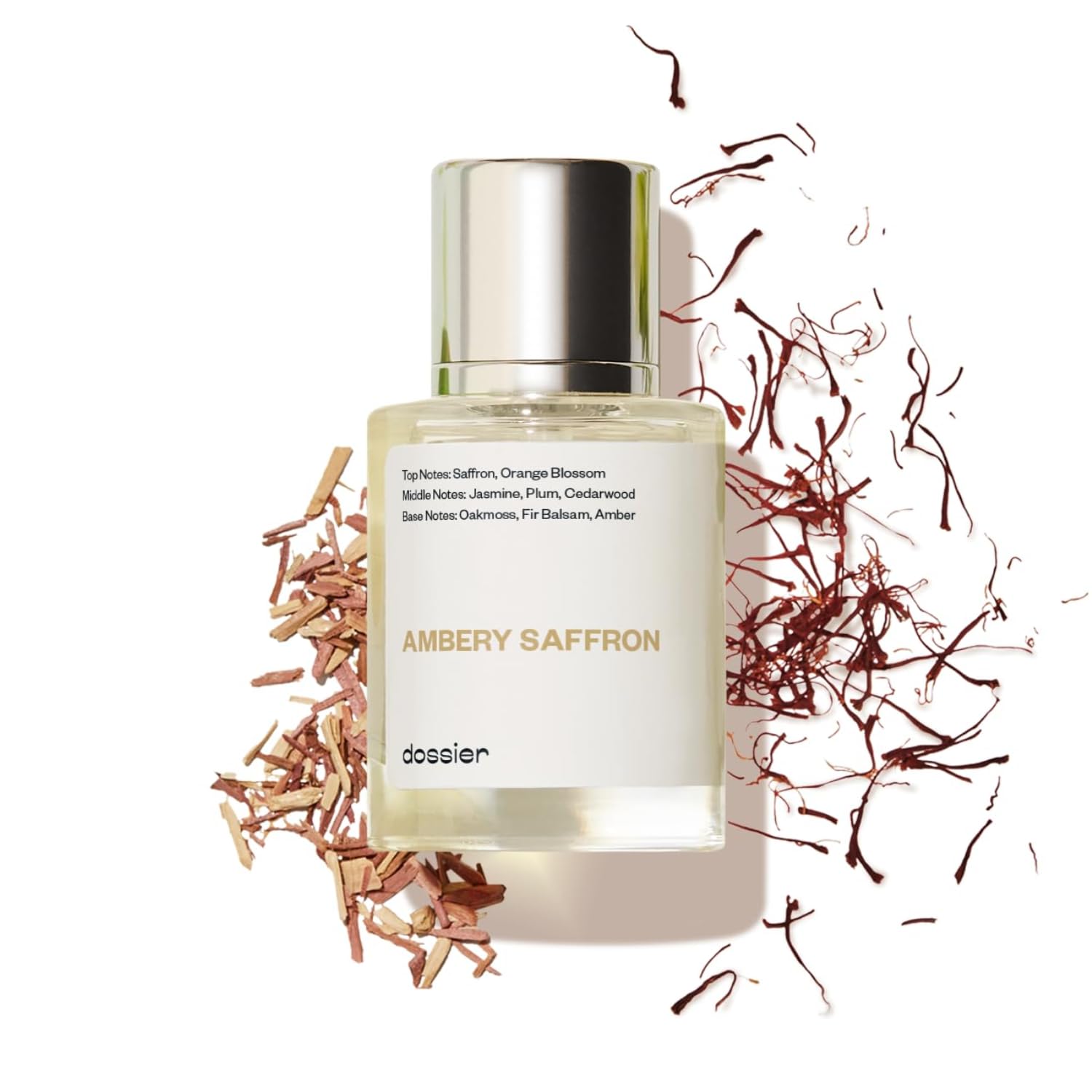 ملف - الزعفران العنباري 1.7 أوقية سائلة (50 مل) - ماء عطر - مستوحى من باكاراه روج 540 - بخاخ عطر نباتي للجنسين