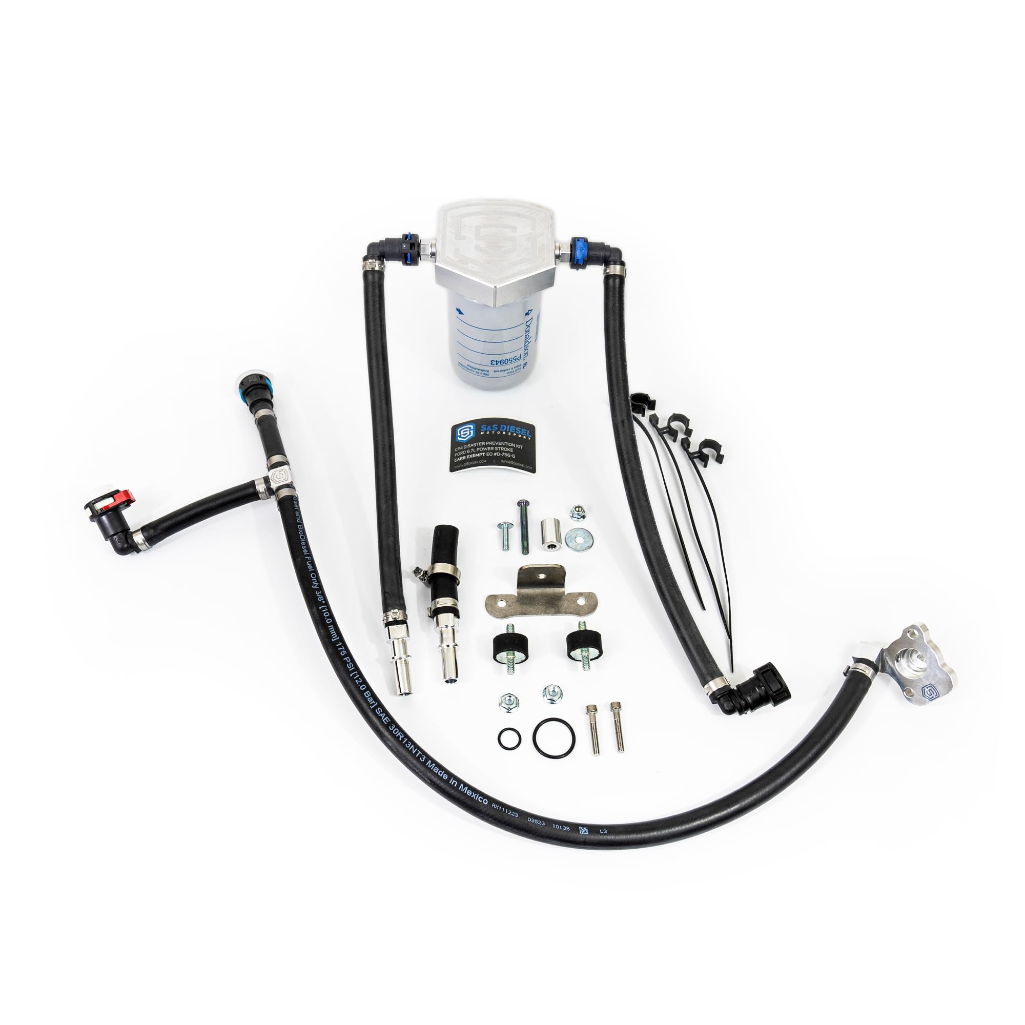 طقم الحماية من الكوارث S&S Diesel Motorsport Gen2.1 CP4.2 المتوافق مع محركات 6.7 باور ستروك 2011 وما فوق (CP4-6.7F-BP-G2.1)