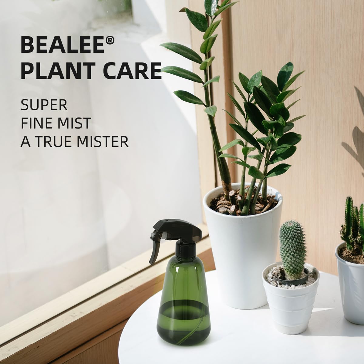 Spray Bottle for Plants 2 Pack, 16oz - Ultra Fine Mist, Plant Mister Empty Spray Bottles Indoor, Leak Proof Misting Water Sprayer Bottle for Gardening, Plant Care, Hair Care, Cleaning Solutions
