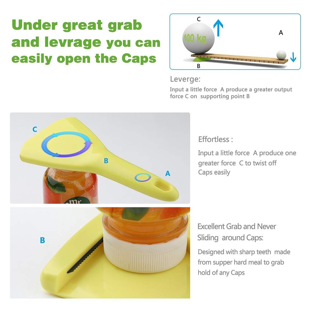 Twist-Off Bottle Opener for Weak Hands & Seniors with Arthritis