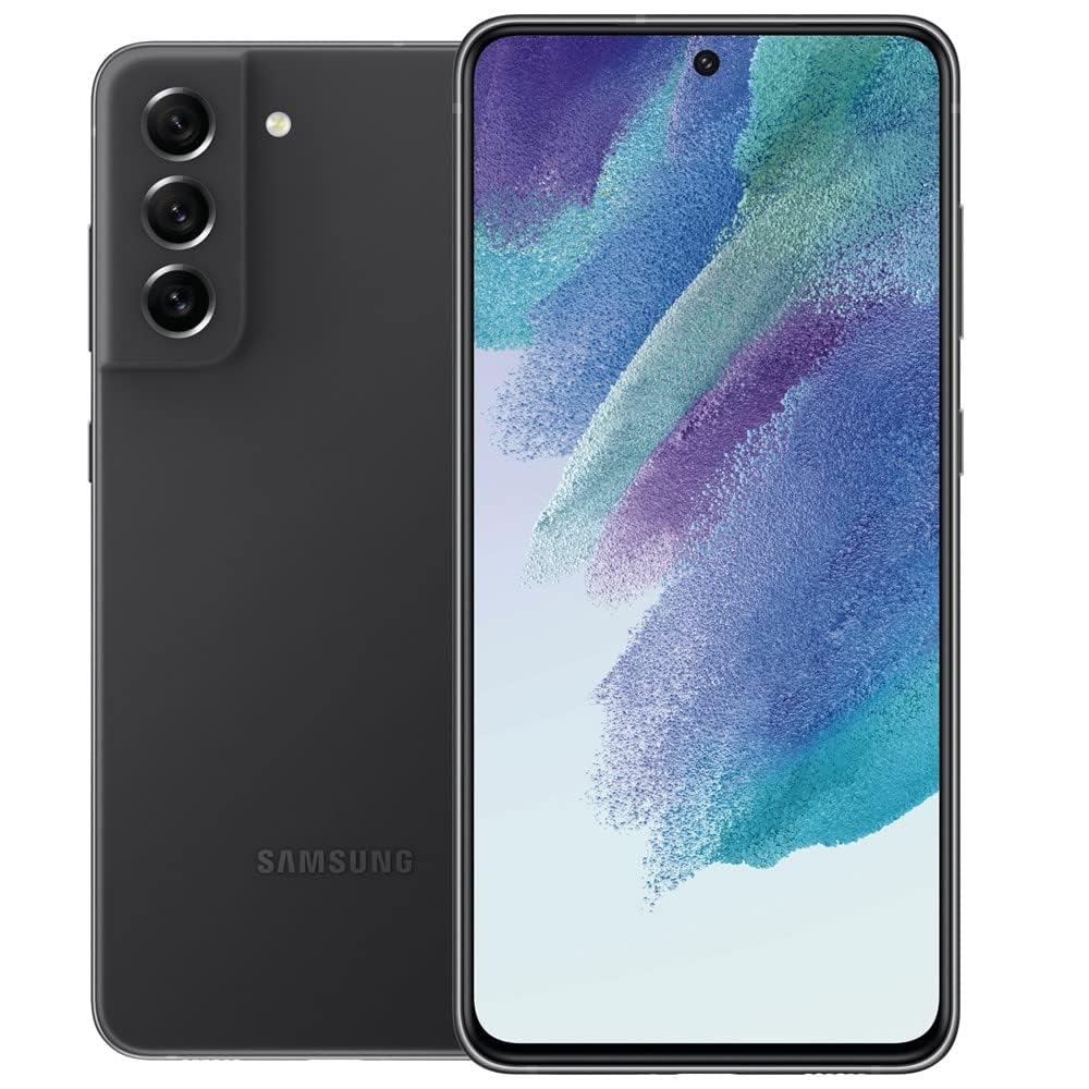 هاتف SAMSUNG Galaxy S21 FE 5G، إصدار أمريكي، 128 جيجابايت، رمادي - غير مقفل (مجدد)