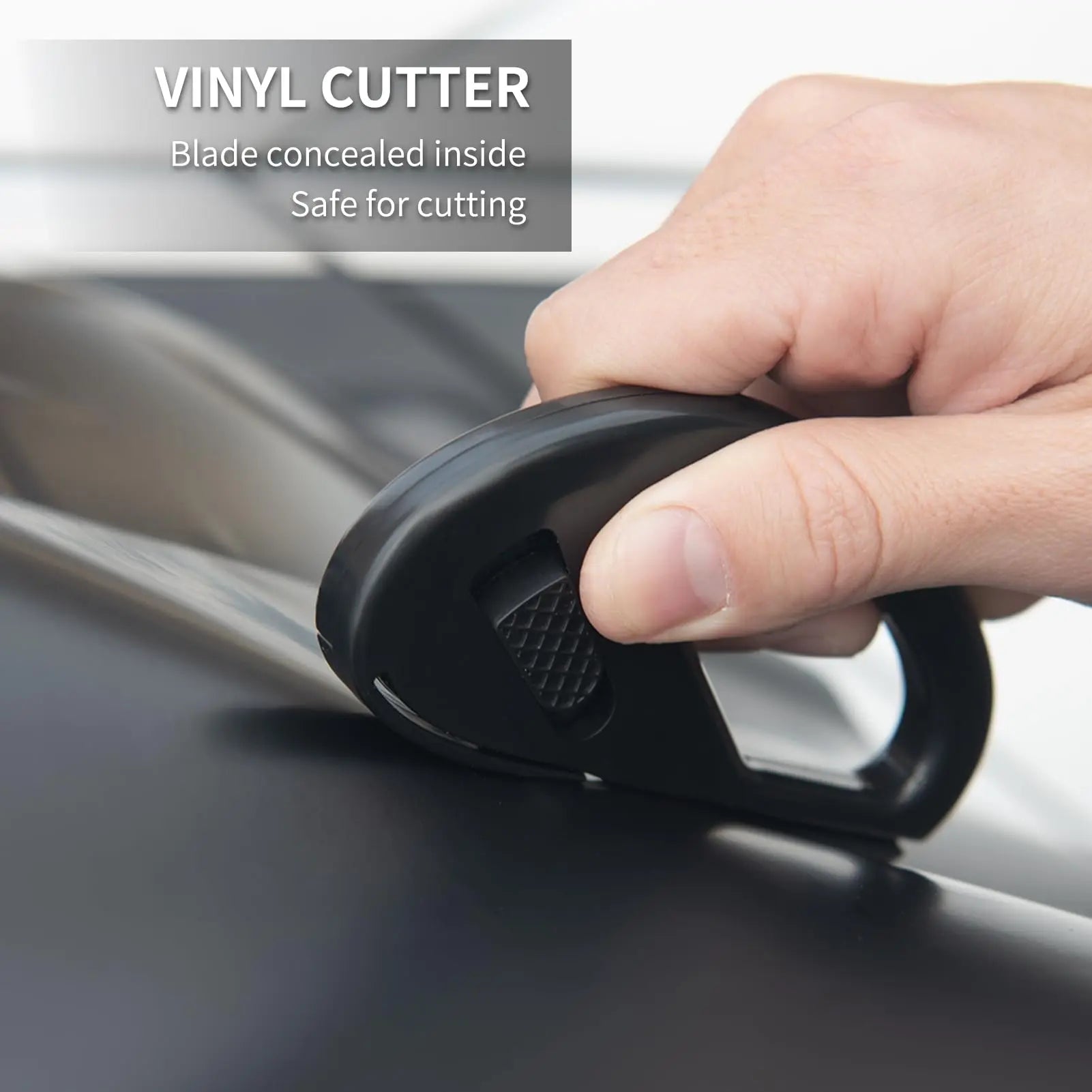 Amzdepot Window Tint Kit, Profession Car Wrap Kit with Felt Squeegee and Felt Replacements, Craft Knife and Blades, Safe Vinyl Cutter, Micro Squeegee for Vinyl Wrap Tools Tint Tools