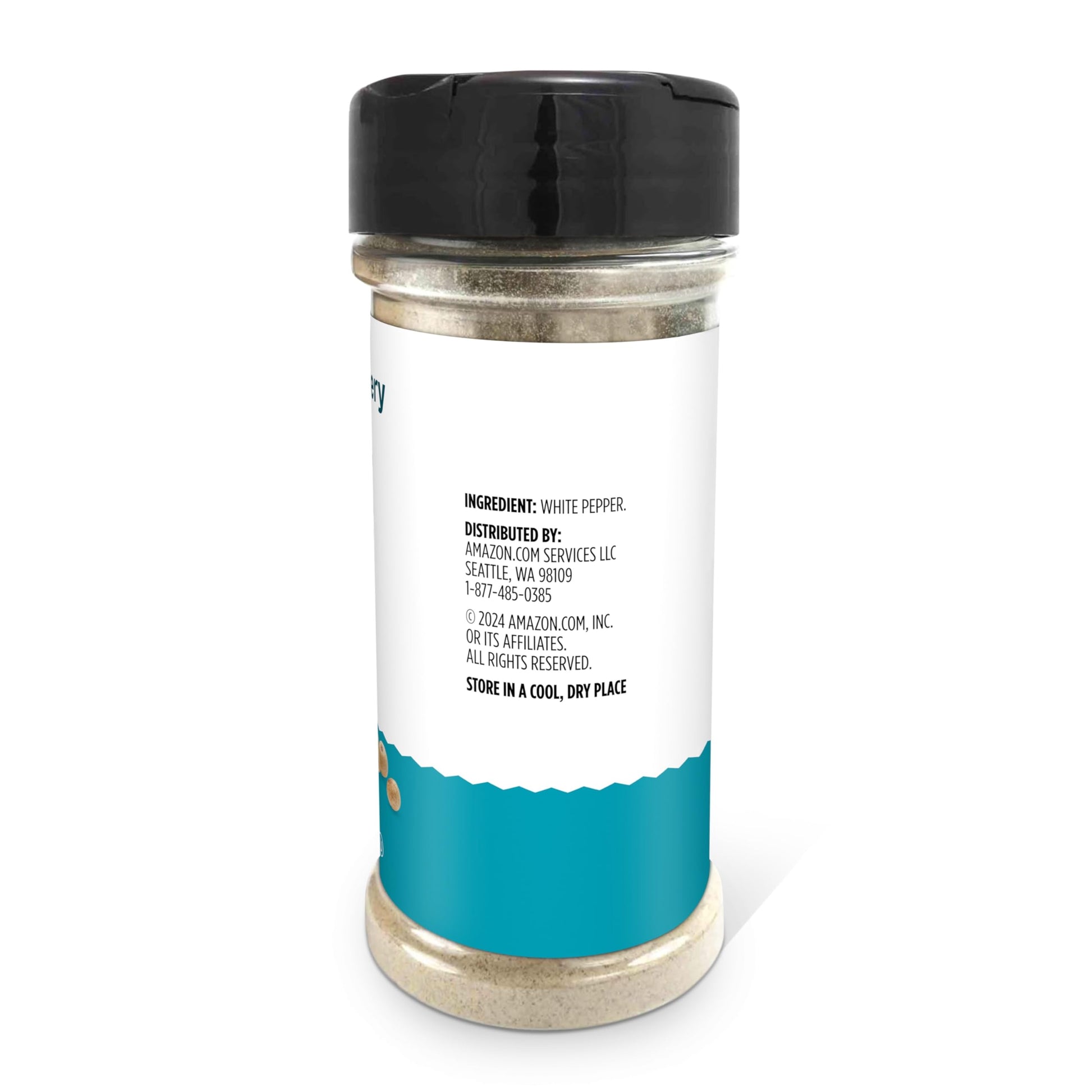 Amazon Grocery, Ground White Pepper, 3 Oz (Previously Happy Belly, Packaging May Vary)