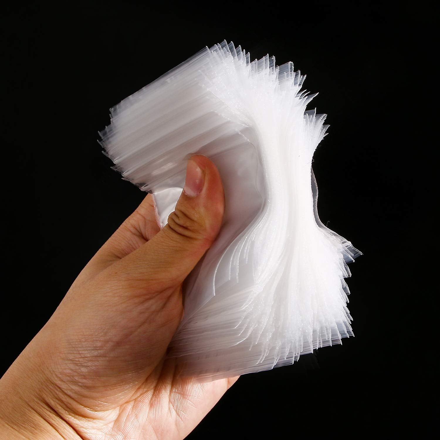 400Pcs Small Zip Bags, 2 x 3 Inches Resealable Self Sealing Zipper Clear Plastic Bags for Jewelry, Cookie, Candy, Birthday Party Self Sealing Plastic Bag