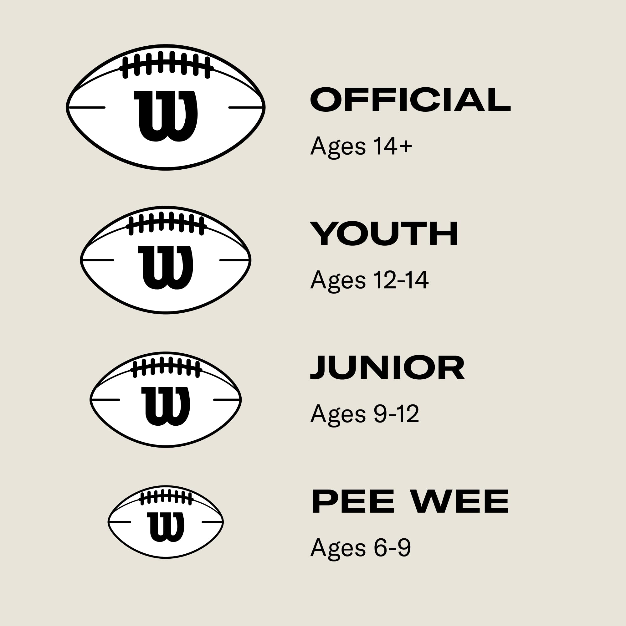 Wilson NFL Super Grip Composite Football - Official Size, Brown