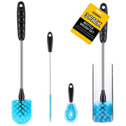 Water Bottle Cleaner Brush，Bottle Brush Tube Cleaning Lab Set with Long Handle，for Cleaning Beer Bottles, Wine Bottles,Bong，Straw Cleaner ，Crevice Cleaning，Straw Cleaner，Baby Bottle