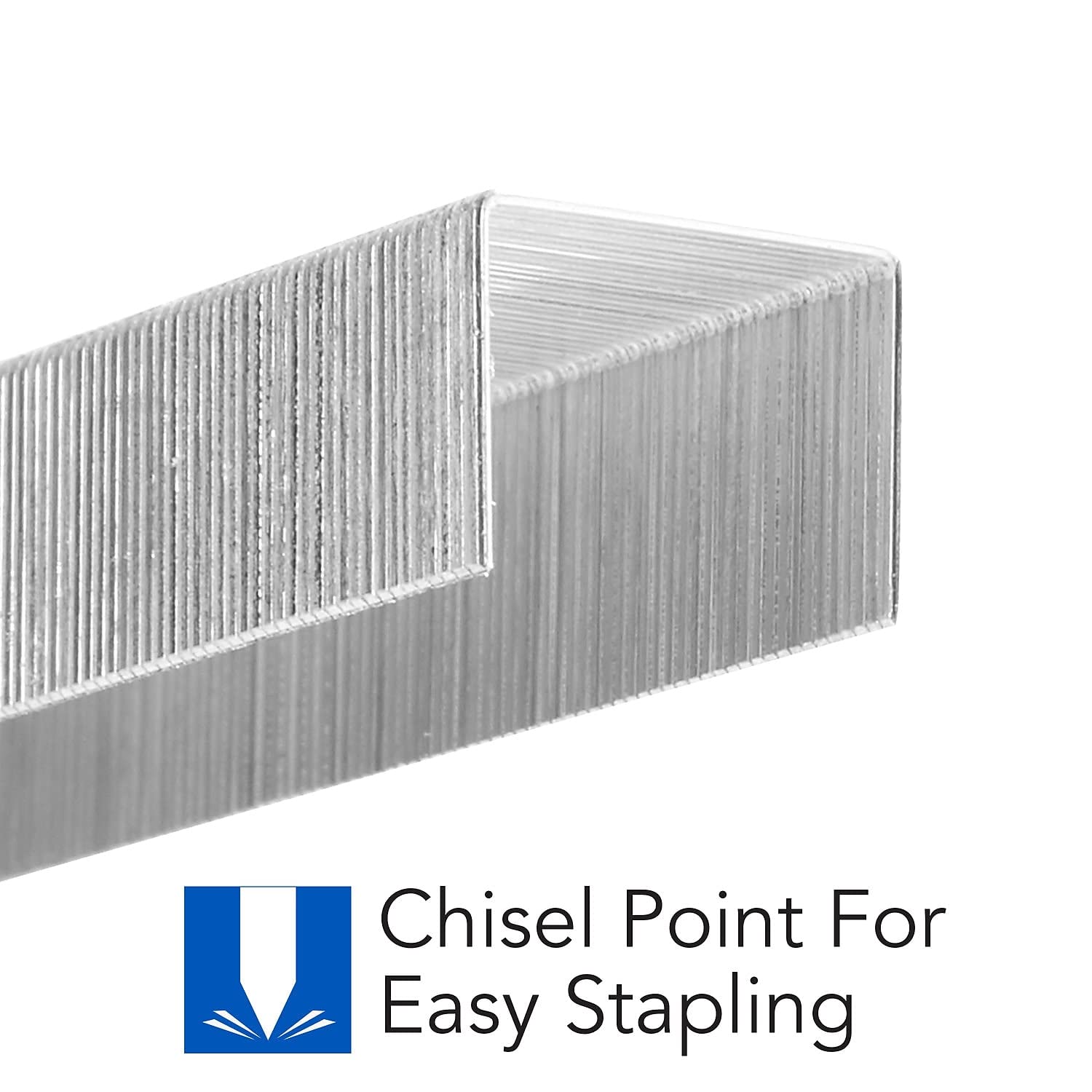 Swingline Staples, Premium High Capacity for Desktop Staplers, 3/8" Length, 125/Strip, 2500/Box, Jam Free, Optima (35550)