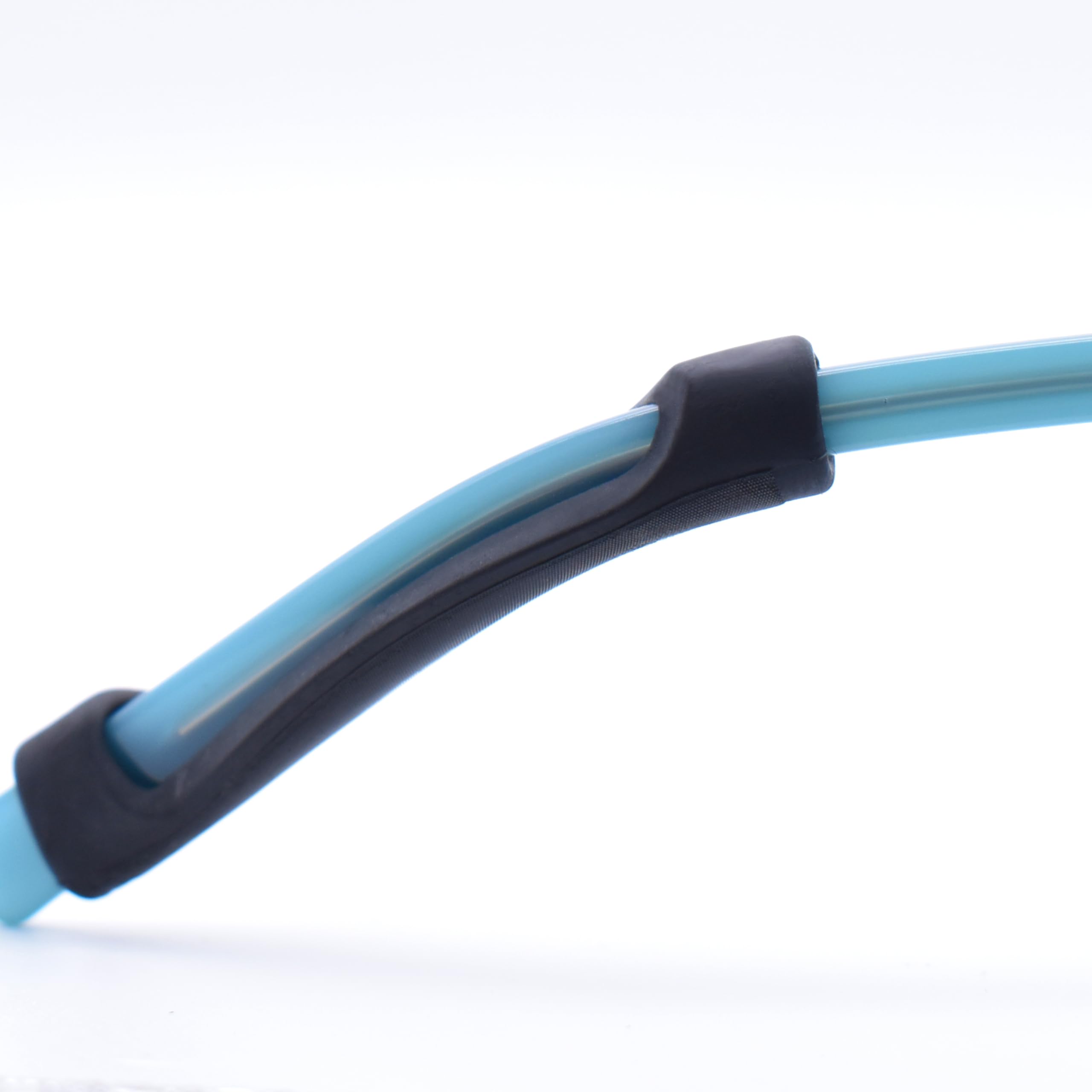 Setex Gecko Grip Temple Tip Grips for Glasses, (2 Black Pairs) USA Made, Innovative Microstructured Fibers Tips, 49mm Length & 7mm Width