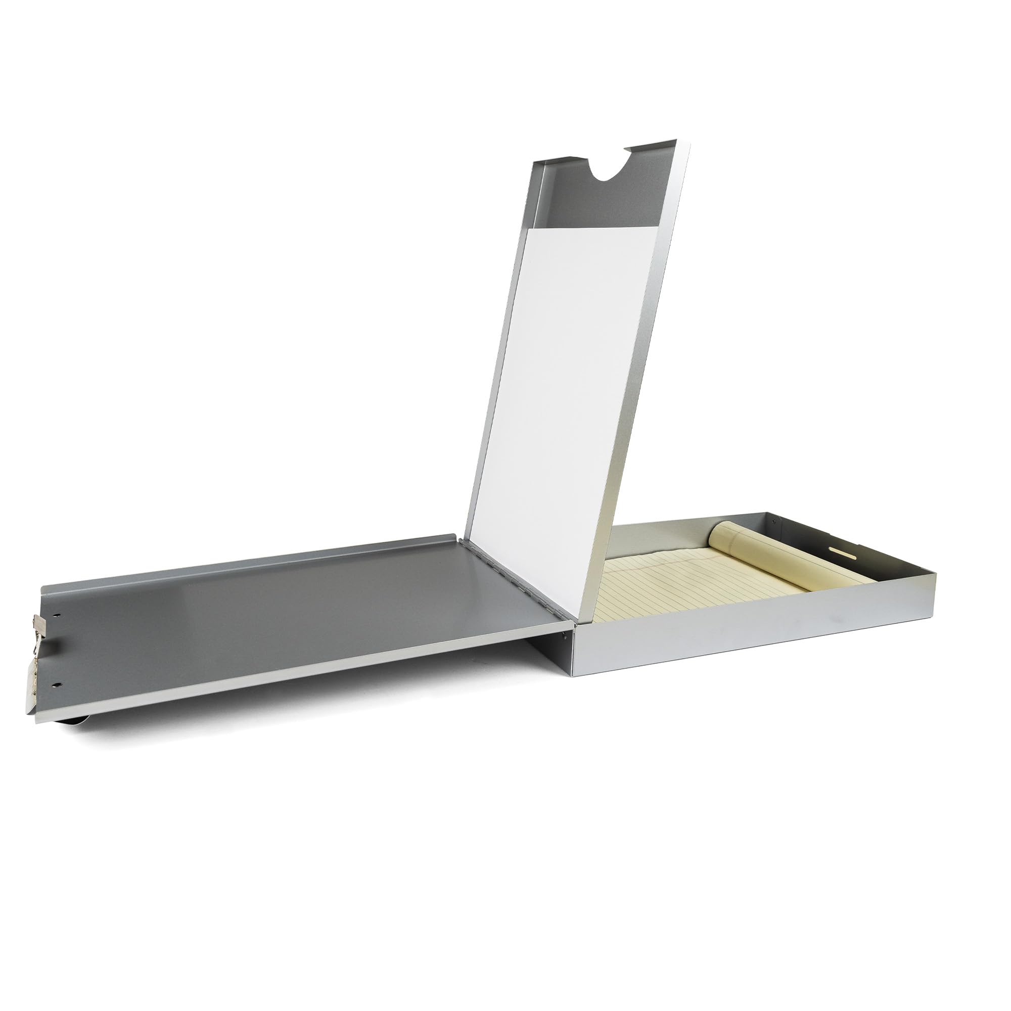 Saunders Metal Clipboard with Storage, Letter Size Heavy Duty Contractor Grade Clipboard, Dual Storage Form Holder with High Capacity Clip Made in USA