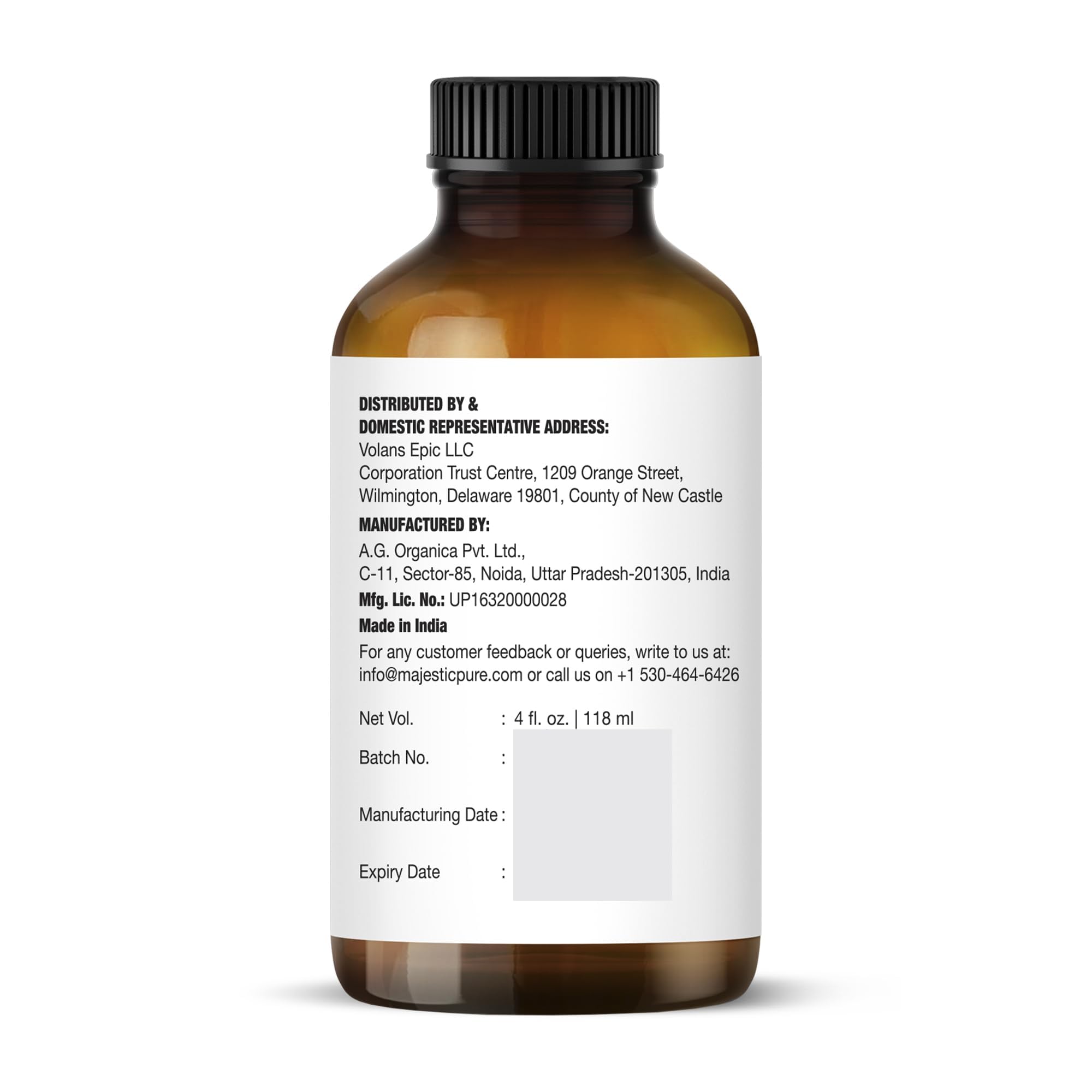 Majestic Pure Lavender Essential Oil with Glass Dropper - Huge 4 Fl Oz - 100% Pure and Natural Lavender Oil - Premium Grade Essential Oils for Diffuser, Aromatherapy, Soap and Candle Making