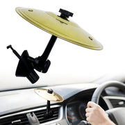 Car Cymbal, Car Cymbal Air Vent, Mini Drum Crash Cymbal For Car Vent, Suitable For All Types Of Vehicles (Gold)