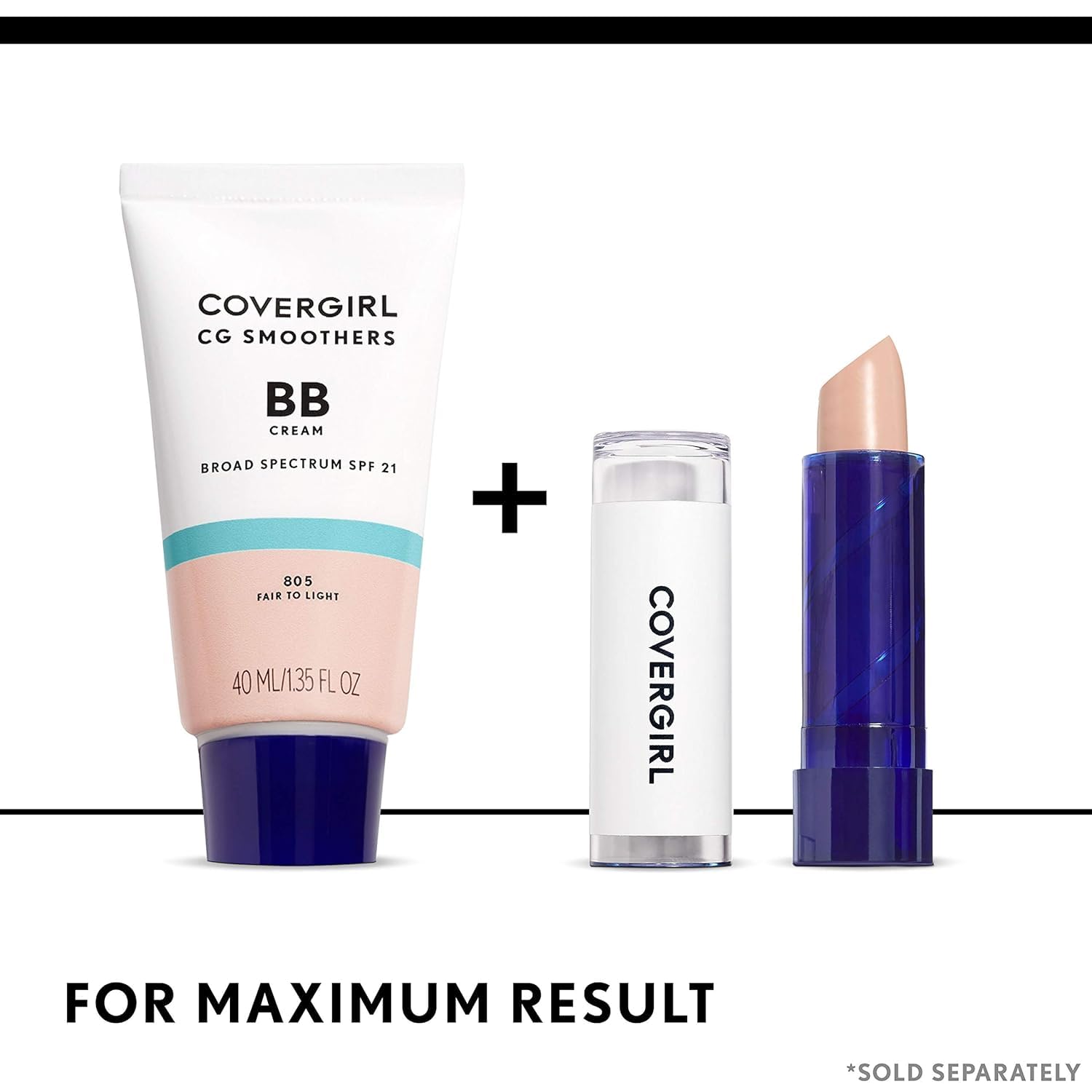 COVERGIRL Smoothers Lightweight BB Cream, 1.35 Fl Oz, Light to Medium Skin Tones, Bb Cream with SPF, Bb Cream Foundation, Improves Skin Elasticity, Blends Effortlessly with Skin Tone, Lightweight Formula