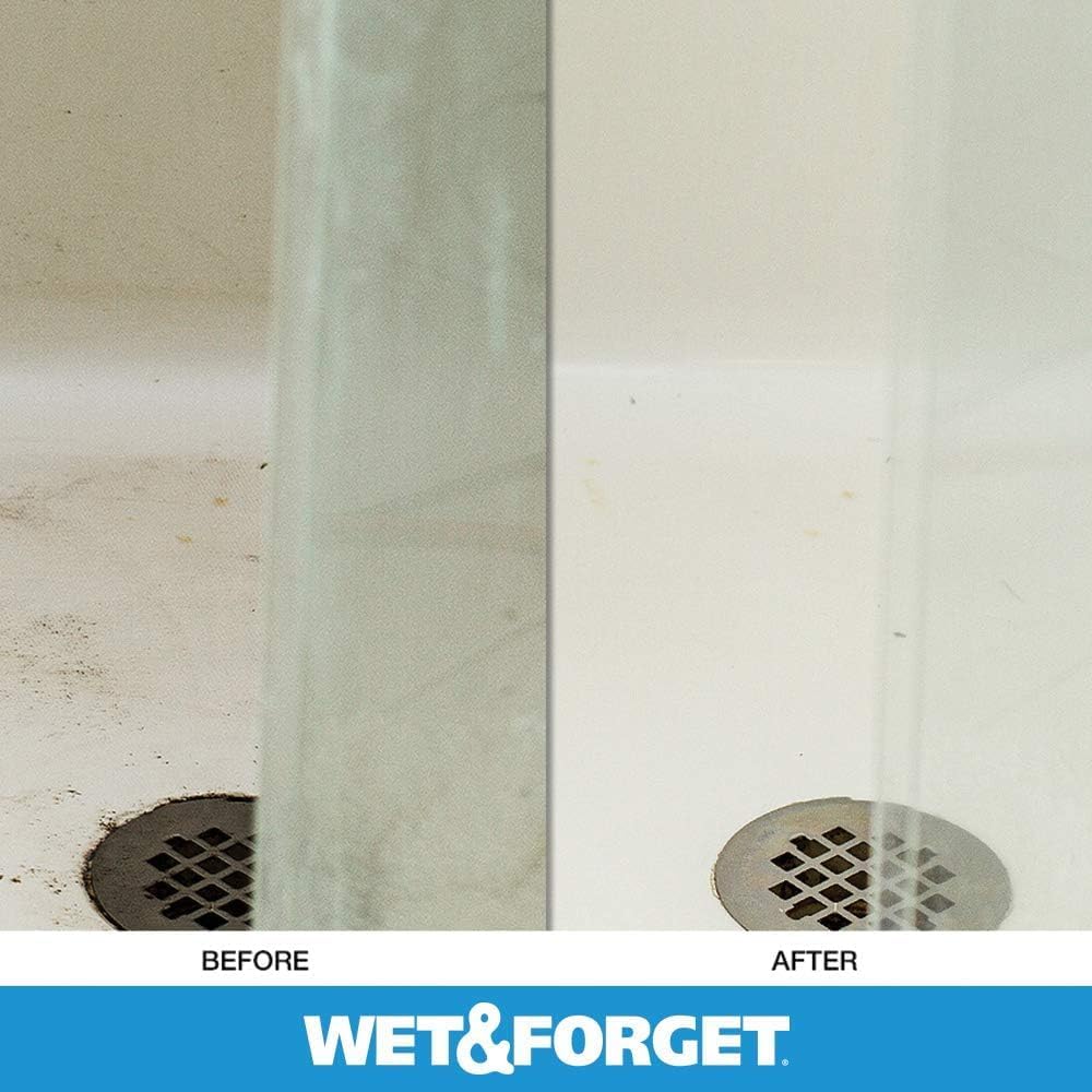 Wet & Forget Shower Cleaner Weekly Application Requires No Scrubbing, Bleach-Free Formula, 64 Ounce (Pack of 1)