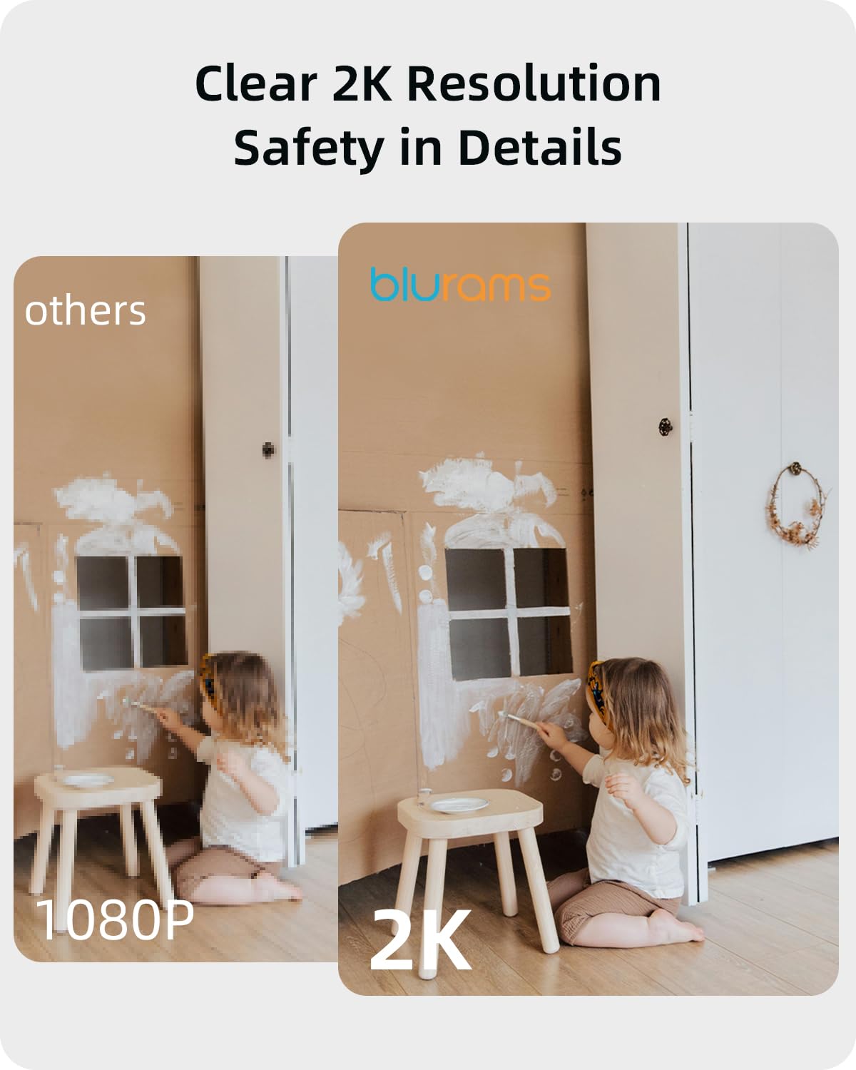 blurams Indoor Camera 2K, Cameras for Home Security 5G&2.4GHz, 360° Pet Camera w/Motion Tracking, Phone App, 2-Way Audio, IR Night Vision, Siren, Works with Alexa & Google Assistant