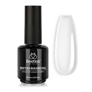 Beetles Builder Gel للأظافر 0.51 أونصة 8 في 1 جل مقوي شفاف للأظافر جل مقوي للأظافر جل بناء قمة الأظافر للمبتدئين وصالون العناية بالأظافر بنفسك