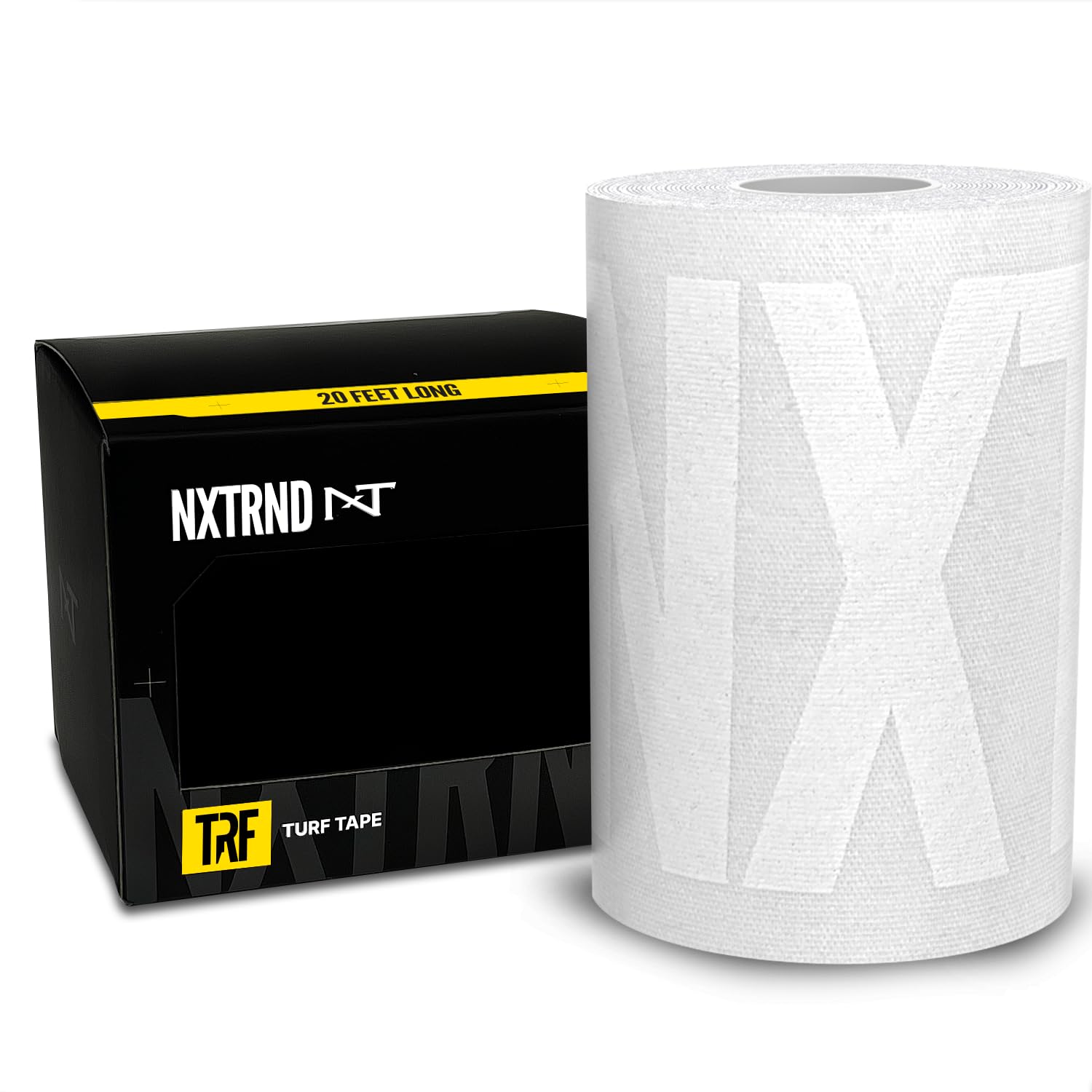 Nxtrnd TRF Turf Tape Football, Extra Wide Kinesiology Tape, Protects from Turf Burn (White)