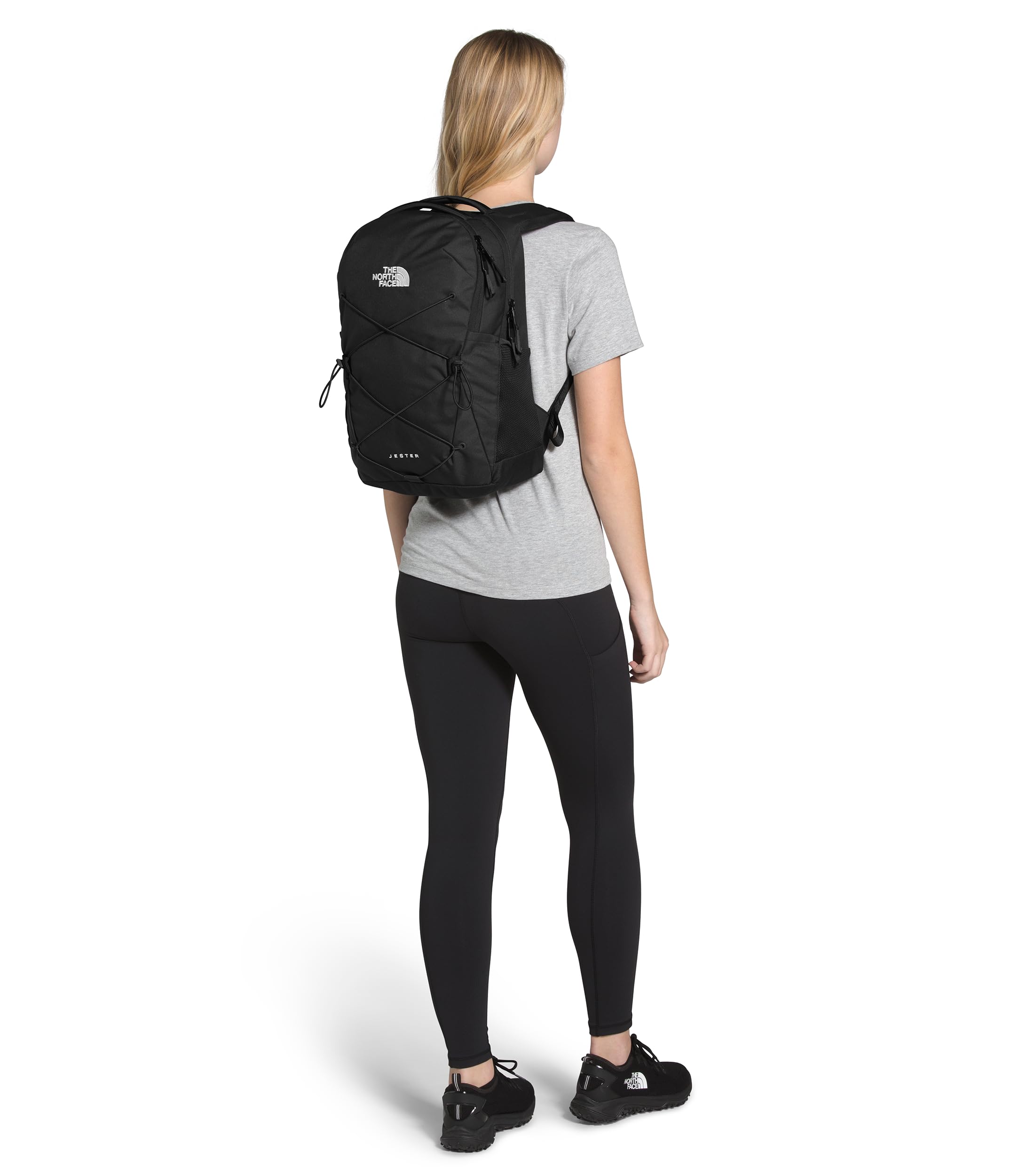 THE NORTH FACE Women's Jester Everyday Laptop Backpack | Commuter Travel Bag with Laptop Sleeve, Water-Repellent Finish, Spacious Compartment, TNF Black-NPF, One Size