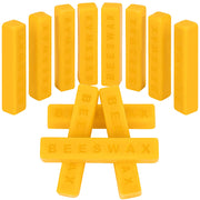 Sukh 12PCS Yellow Beeswax-Bar - 290g(10.23oz) Beeswax Block - Wax Bar Yellow Beeswax Bulk Bar of Wax Yellow Beewax for Candles Triple Filtered Skincare,Lip Balms,Lotions,DIY Projects,Soap