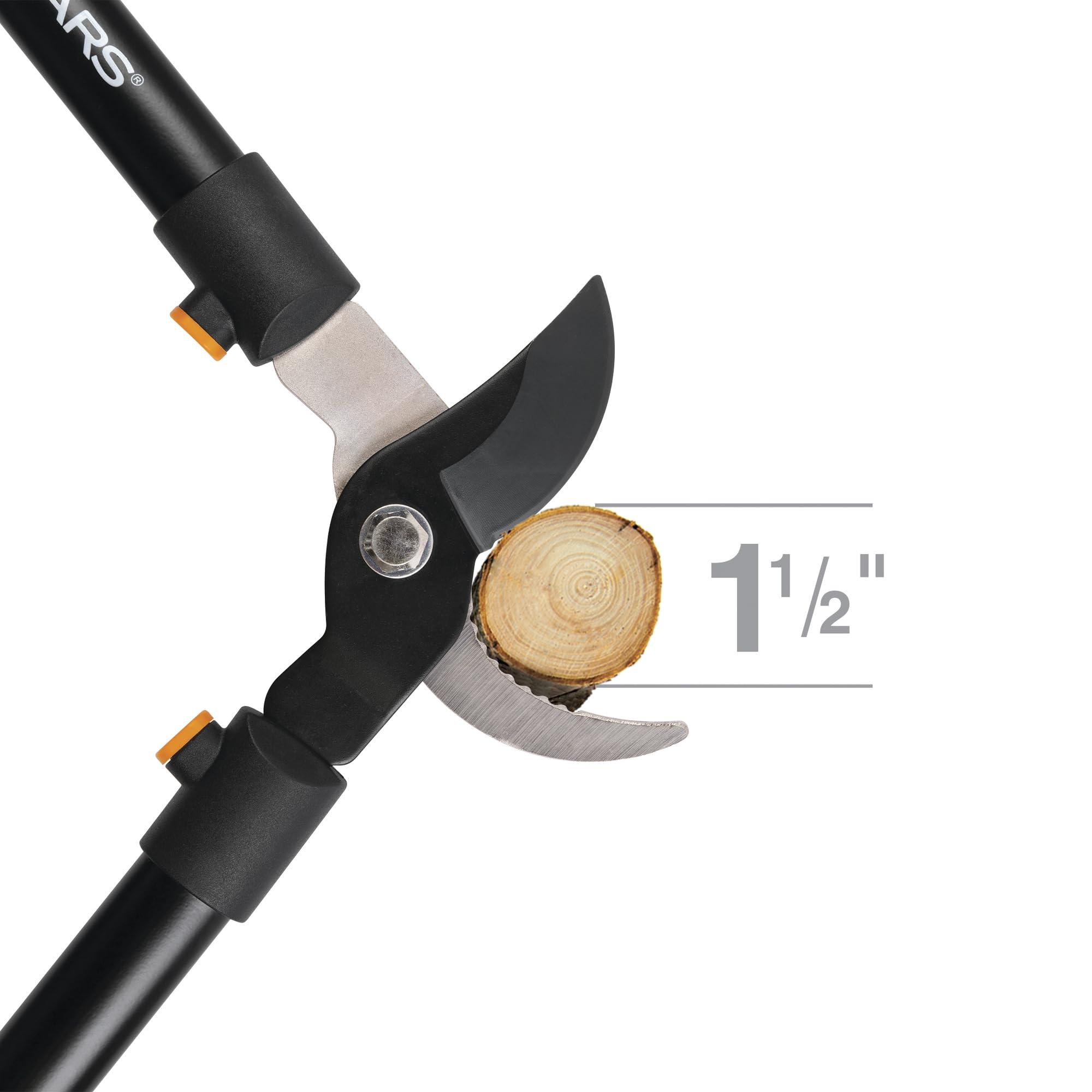 Fiskars 28" Loppers for Tree Trimming, Heavy Duty, Rust-Resistant Sharp Bypass Steel Blade Loppers, Branch Cutter up to 1.5" Diameter Cut Capacity, Shock-Absorbing Handle, Garden Tools