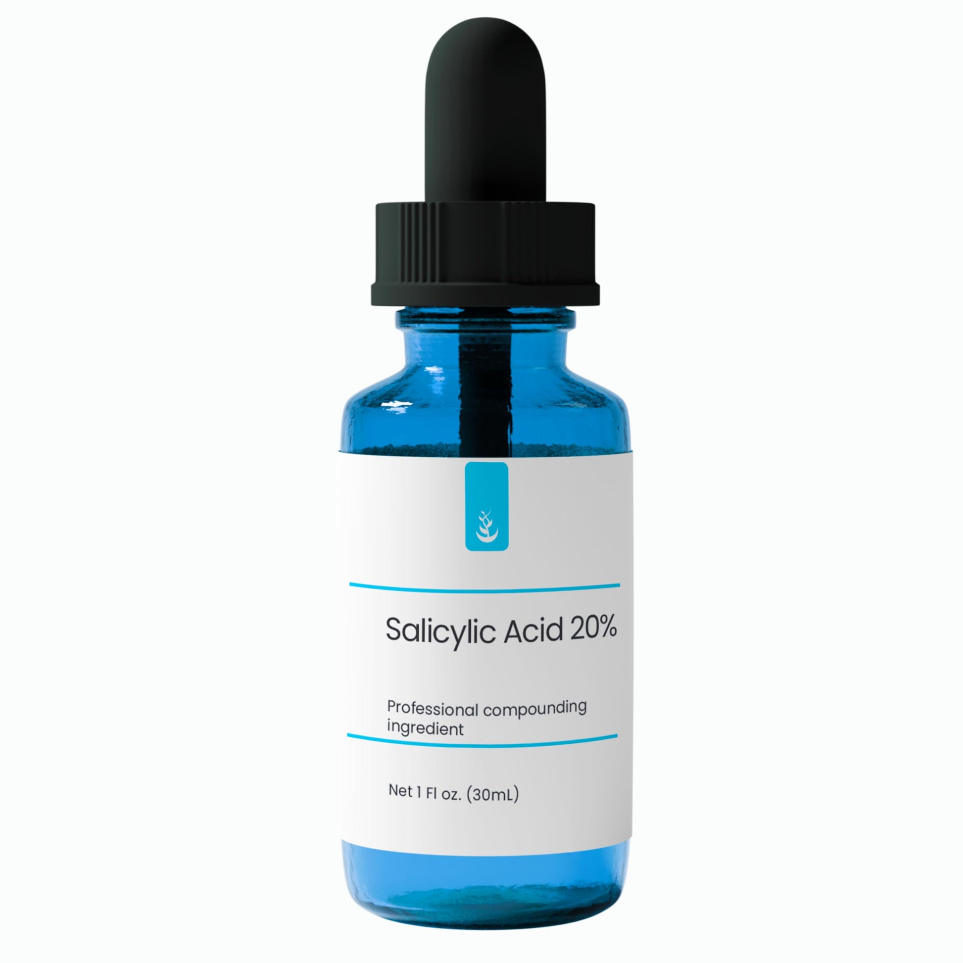 Salicylic Acid 20% Solution, 1 fl oz Glass Dropper, Pure & Simple Serum