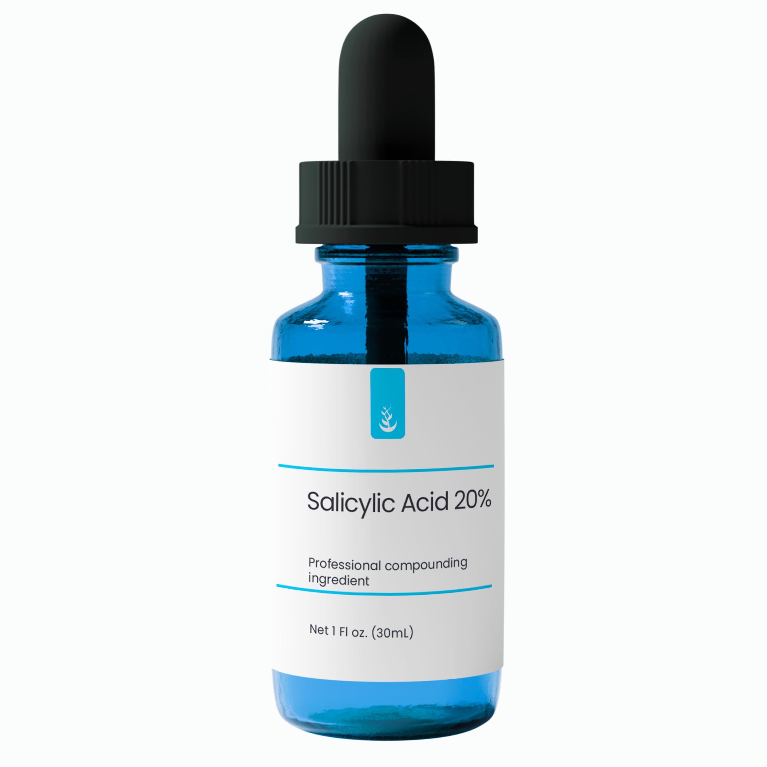 Salicylic Acid 20% Solution, 1 fl oz Glass Dropper, Pure & Simple Serum
