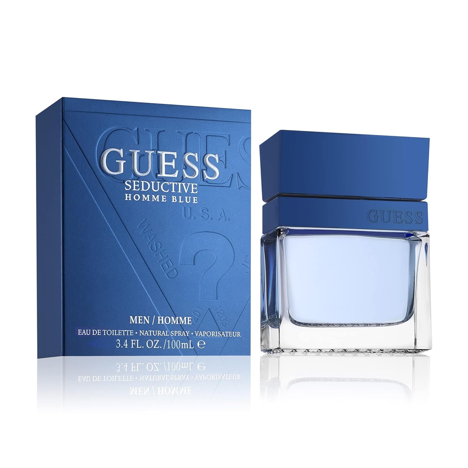 عطر غيس سيداكتيف هوم بلو أو دو تواليت بخاخ للرجال، 3.4 أونصة سائلة