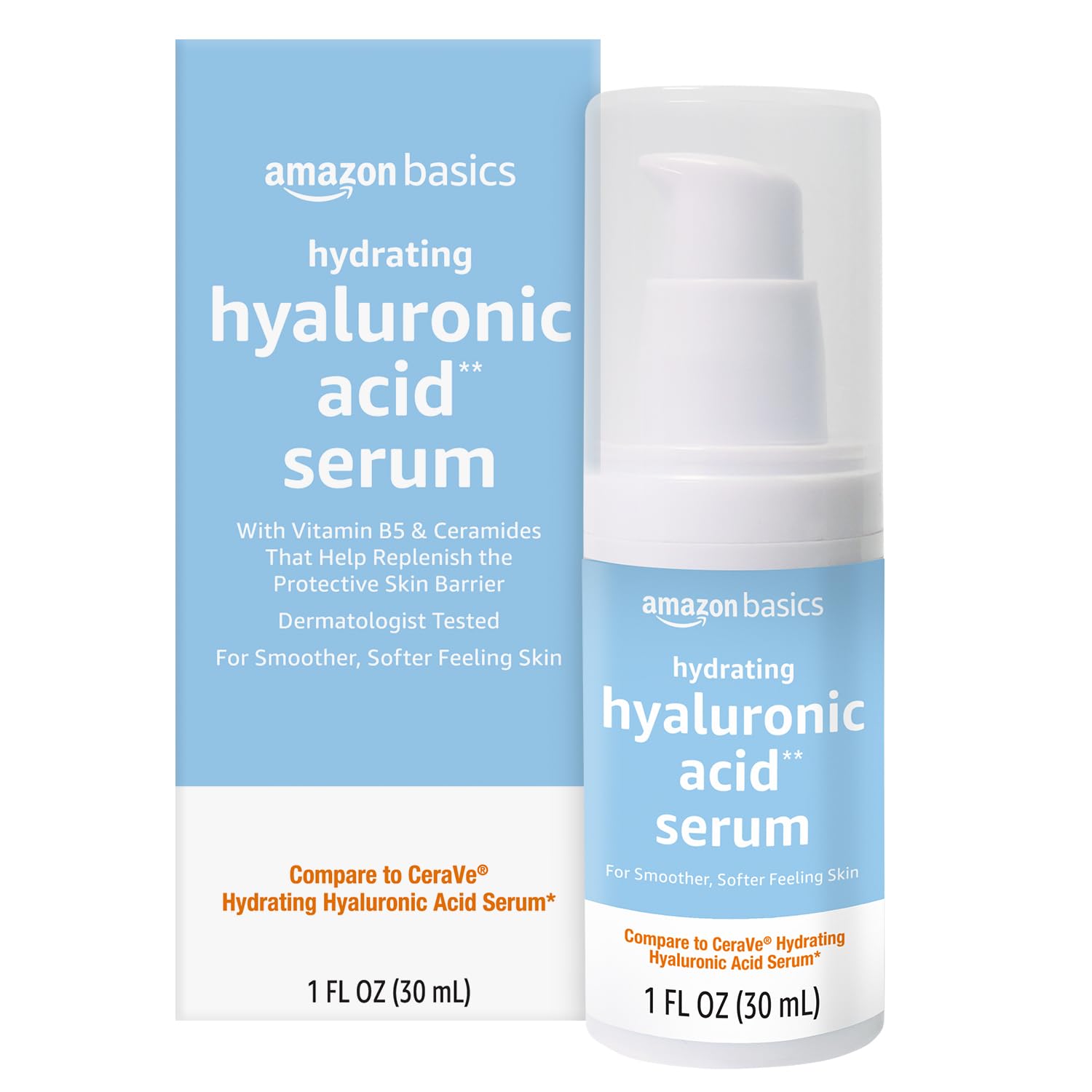 Basics Hydrating Hyaluronic Acid Serum, 1 Fluid Ounce, 1-Pack