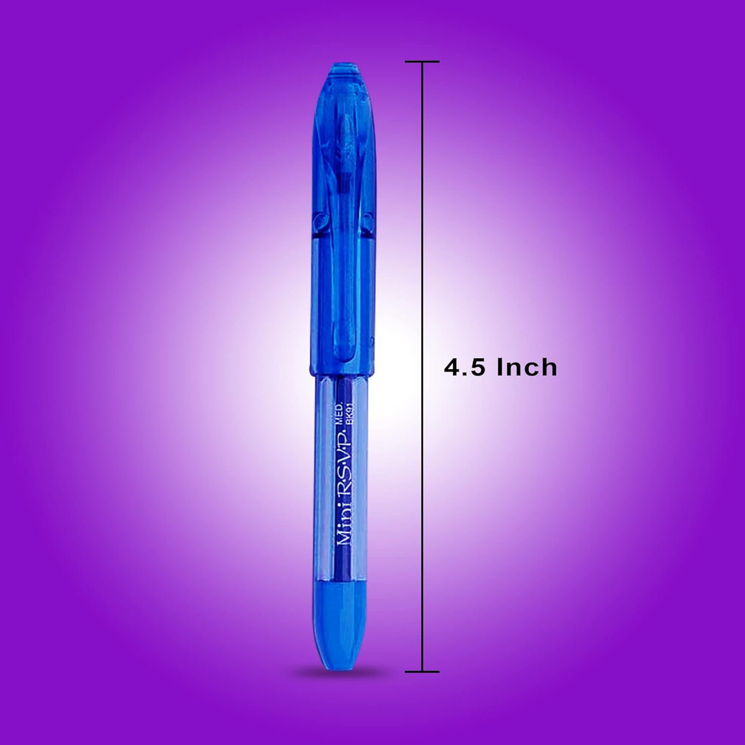 Pentel Mini R.S.V.P. Ballpoint Pen, Medium line, Assorted Ink Colors, 5 Pack (BK91MNBP5M)