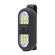 Clip on Flashlight, Running Light for Runners Rechargeable Safety Lights for Walking at Night Portable EDC Flashlight Gift for Runners Hands Free LED Work Light Warning Flashing Camping Hiking Gear