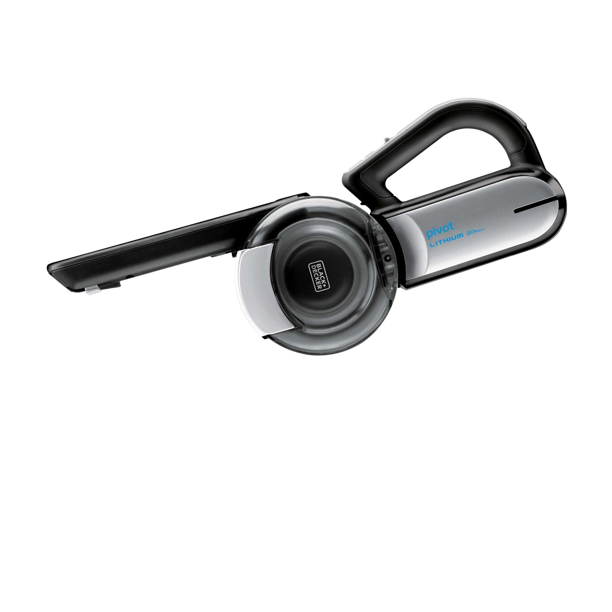 BLACK+DECKER dustbuster PIVOT VAC Handheld Vacuum Cordless, Hand Vacuum for Dorm, Car and Home, Portable with Crevice Tool and Pivot Nozzle (BDH2000PL)
