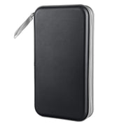 Siveit CD Case, DVD Case Holder 96 Capacity Hard Plastic CD DVD Disc Cases Storage Binder Wallet for Car Home Office Travel (Black)