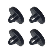 Ajxn 4 PCS Brake Pedal Pad and Light Switch Stopper - Black