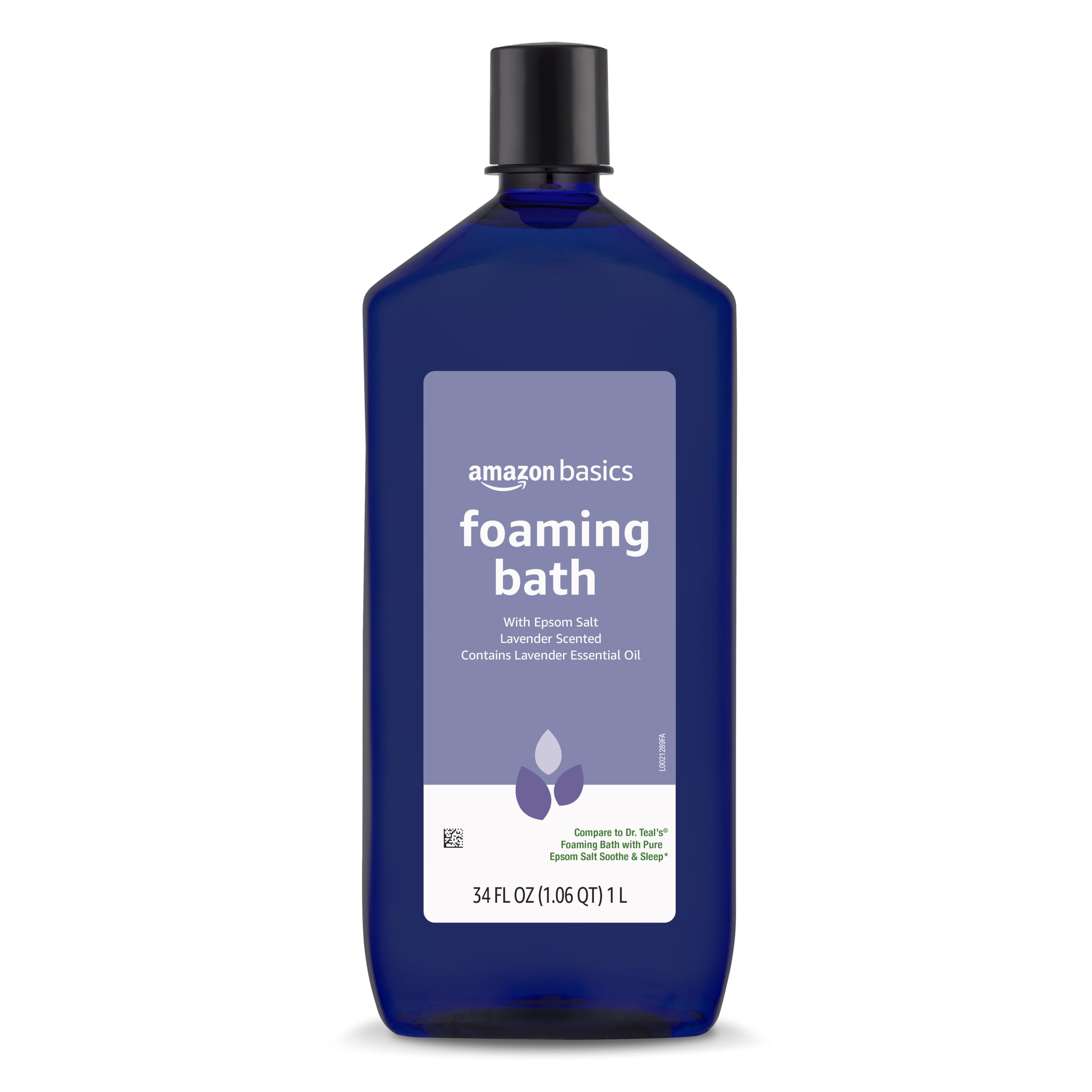 Basics Lavender Scented Foaming Bath with Essential Oil, 34 Fluid Ounce
