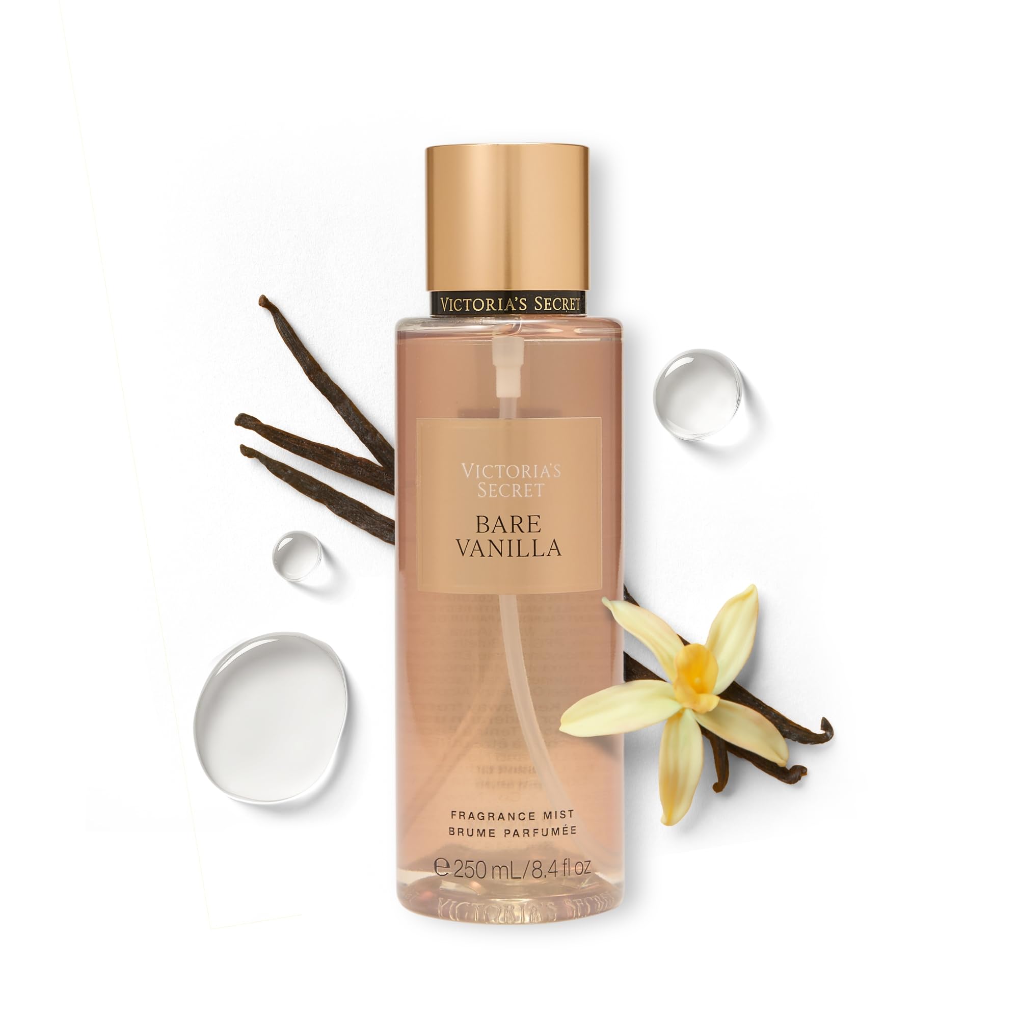 معطر الجسم Bare Vanilla من فيكتوريا سيكريت، بخاخ للنساء (8.4 أونصة)