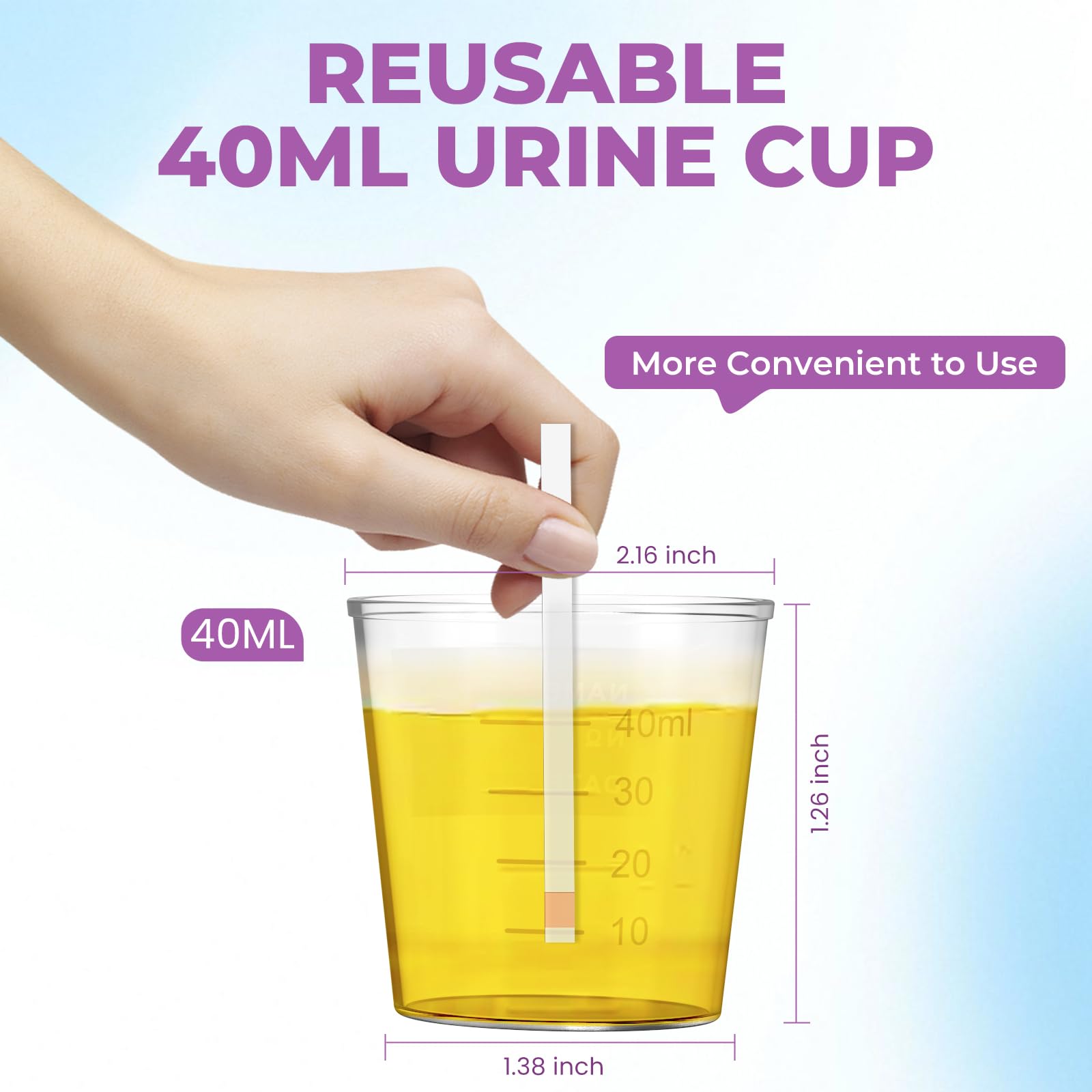 BACNUNN Ketone Test Strips - Upgraded 200 Keto Strips Urine Test for Ketogenic & Low-Carb Diets with Urine Cup - Ketosis Home Urinalysis Keto Sticks