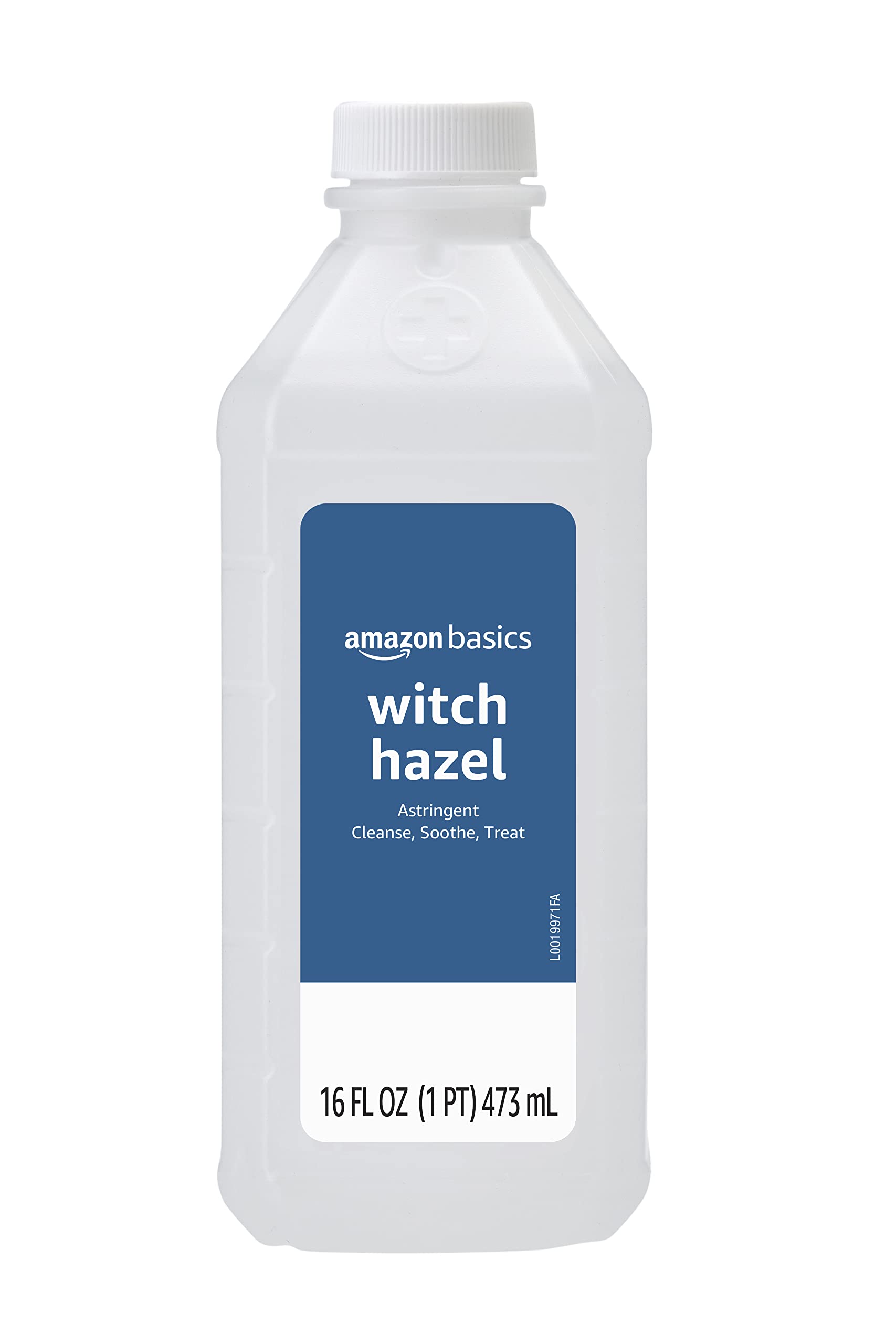 Basics Witch Hazel USP Astringent, Unscented, 16 Fluid Ounces (Previously Solimo)