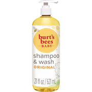 Baby Shampoo & Waschgel, Burt's Bees Tränenfreie Seife, Babypflege, Original, 21 Unzen (Verpackung kann variieren)