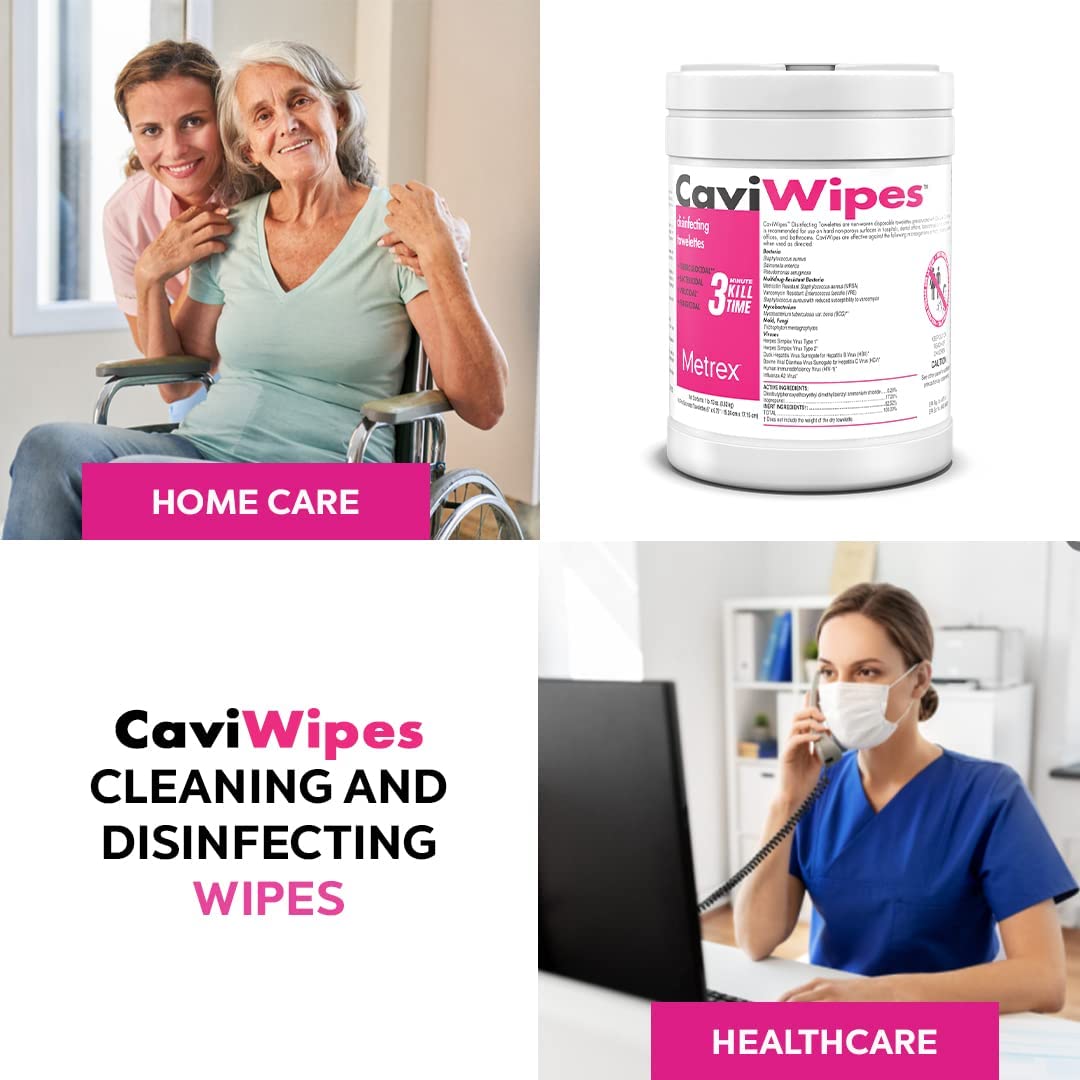 CaviWipes - 6" x 6 3/4" Large (160)