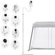 EYSAFT Baby Monitor Floor Stand Holder Mount Compactible for Nanit Pro & Flex Stand,Infant Optics DXR-8 Pro,VTech VM901/VM819/RM7764,Momcozy,HelloBaby,eufy E110,nooie IPC100,Motorola VM75/VM50G/VM44