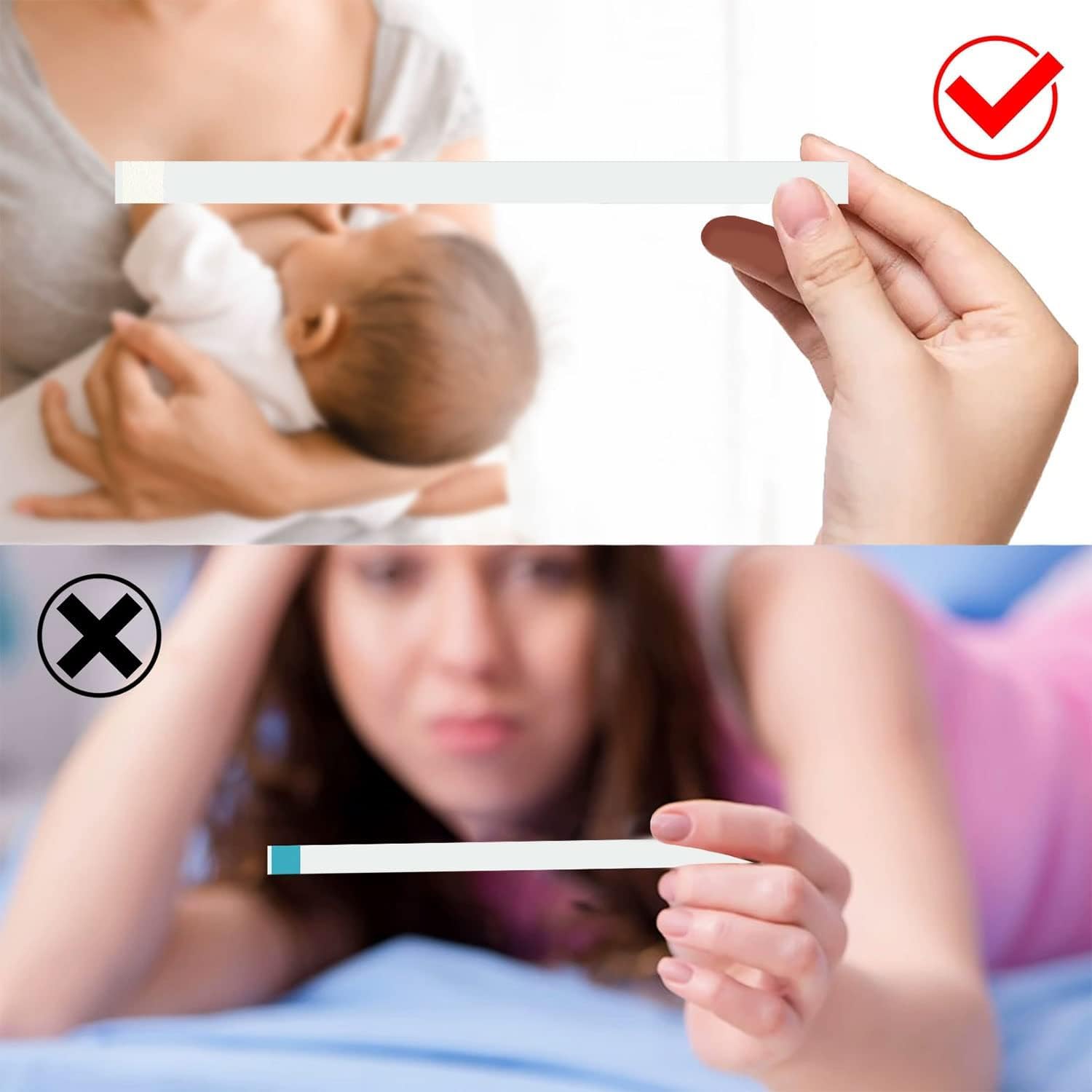 FIRSTVIEW Alcohol Test Strips for Breastmilk,Detects Alcohol in 2 Mintues, High Sensitivity to 0.02%（20mg/dL, Simple Breastmilk Dip Test, Fast and Easy to Use for Breastfeeding Moms-10 Test Strips